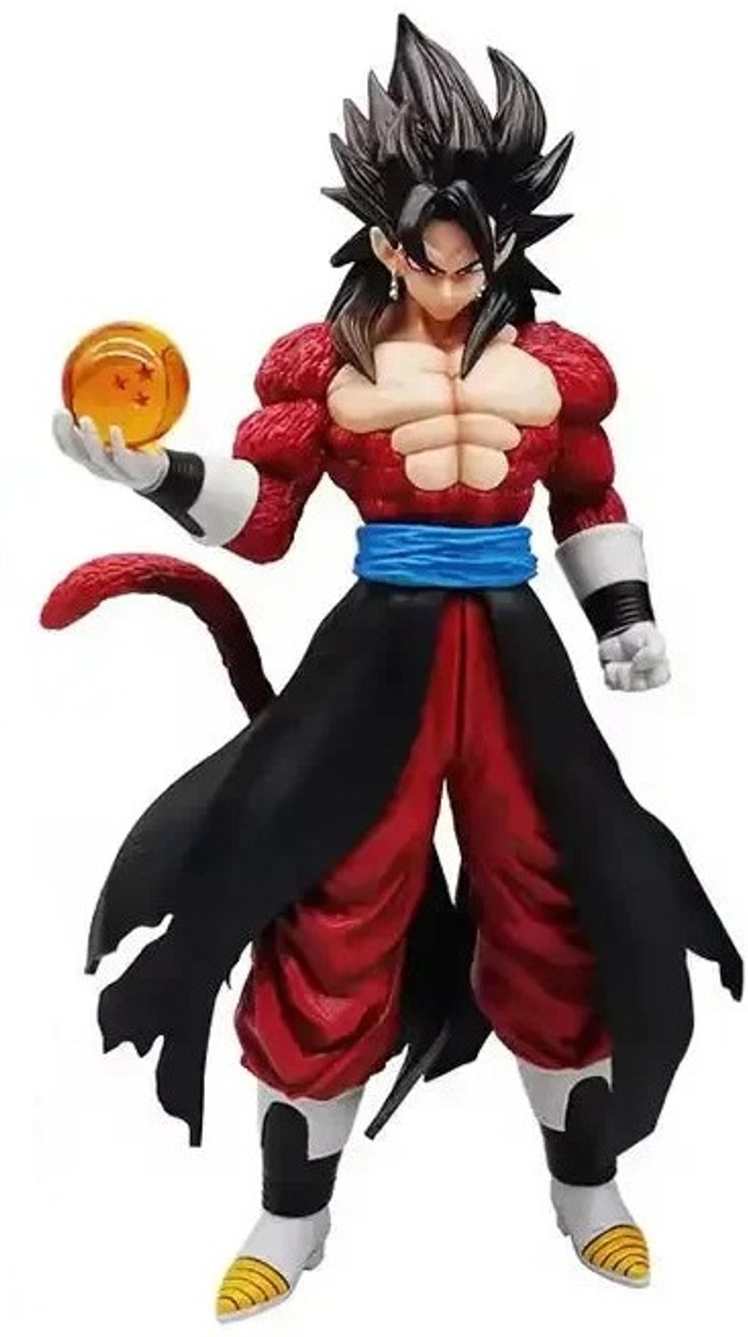 Image of World Gift Mart Super Saiyan 4 Goku Action Figure | Dragon Ball GT Collectible Height 30 cm