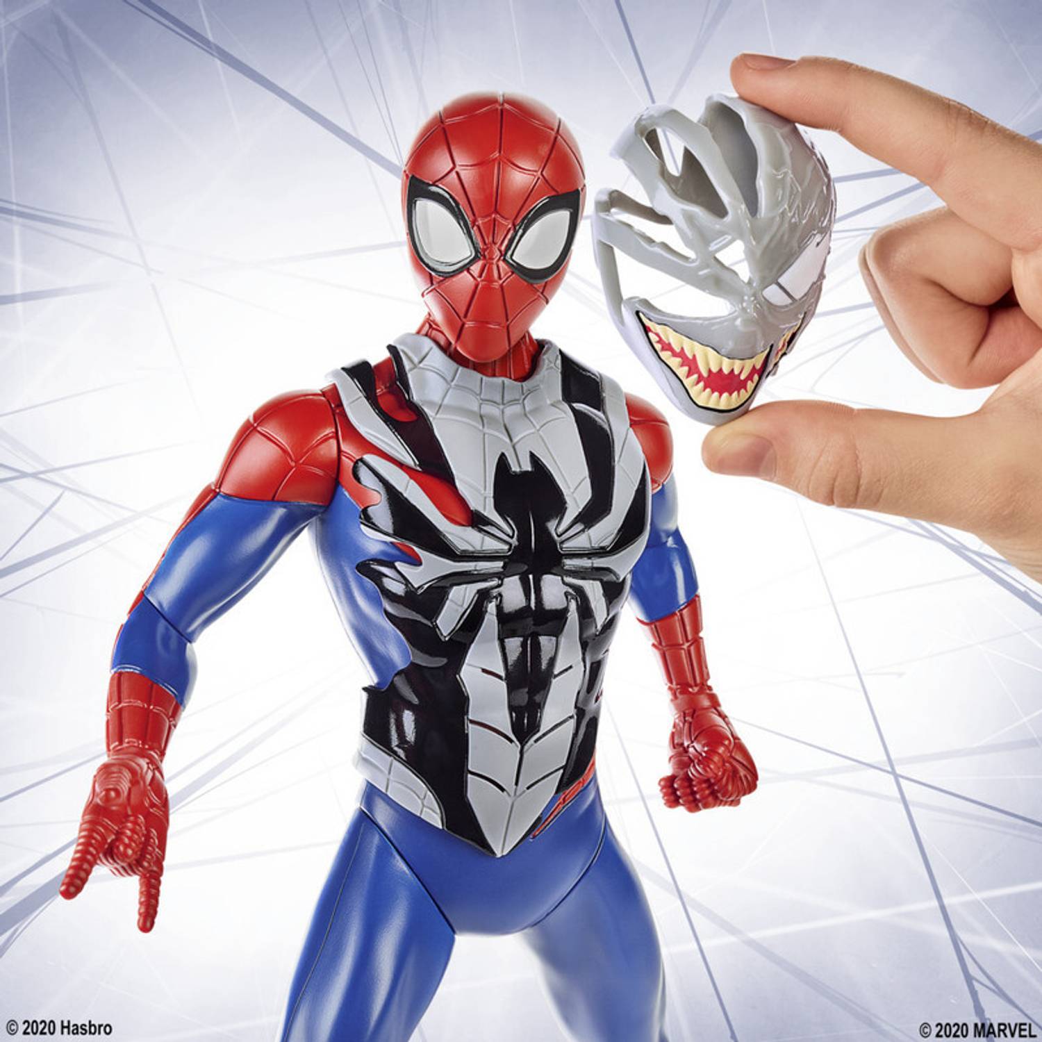 MARVEL Spider-Man Maximum Venom, Spider-Man Venom Gear, 12-Inch