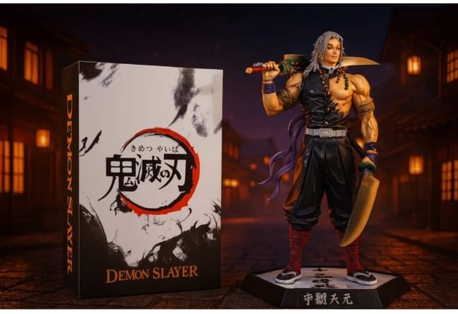 Limited Edition Demon Slayer Tengen Uzui with Demon Slayer Box| 30 cm Figure - Image 2
