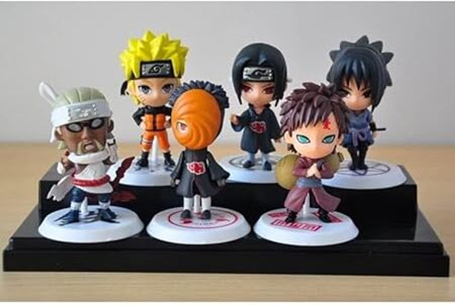 Image of Husaini Mart Naruto Action Figures, 6pcs Anime Naruto Set PVC Cake