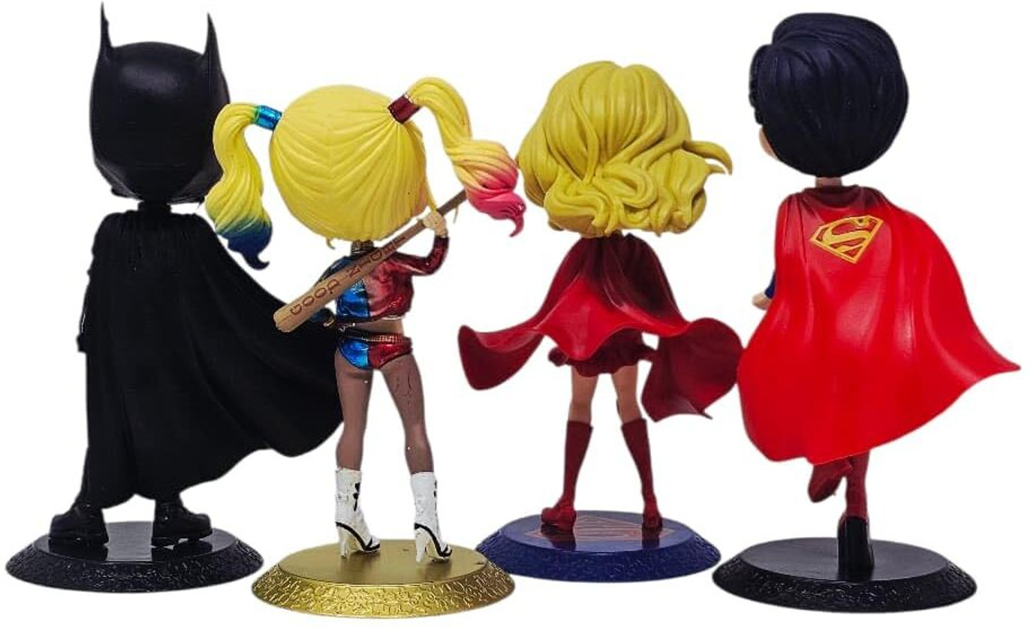 Image of Vishmita Collectible Figurine Set, Superhero Action Figures, 4 Piece Collection
