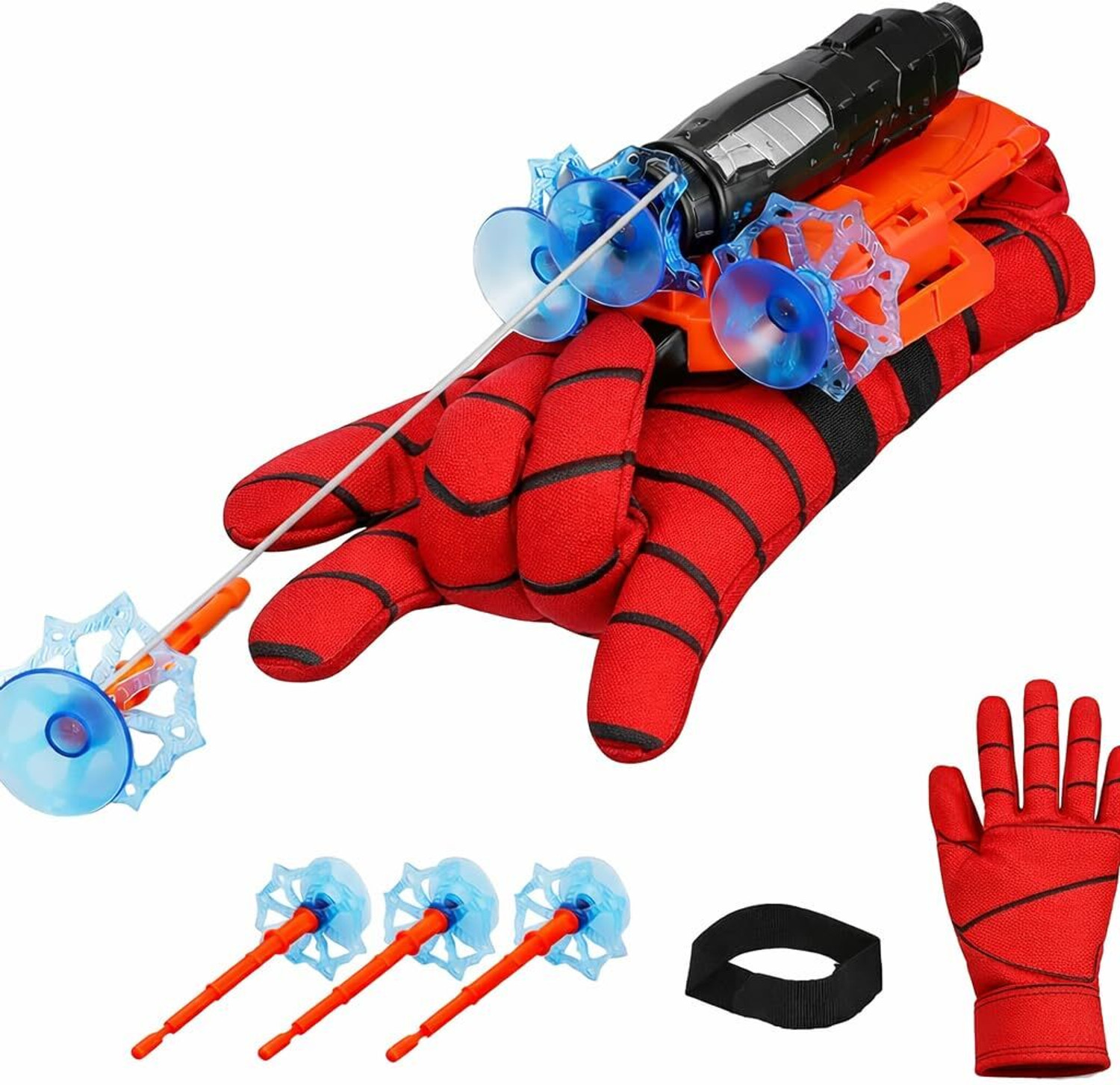 Image of XohnyStore Web Shooting Glove Launcher Wrist Toy Superheroes Cosplay Toy for Kids