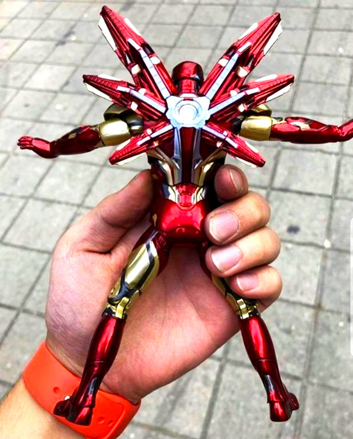 Image of Delite Legendary IRON MAN with Accessories ZD TOYS Avengers Action Figure Non LED Model