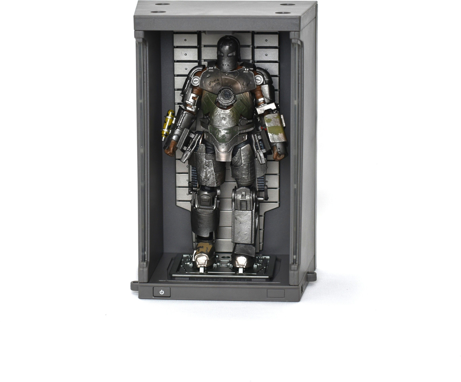Image of MARVEL Iron Man Mark I Action Figure Collectible with LED Light, Collectibles ZD Toys
