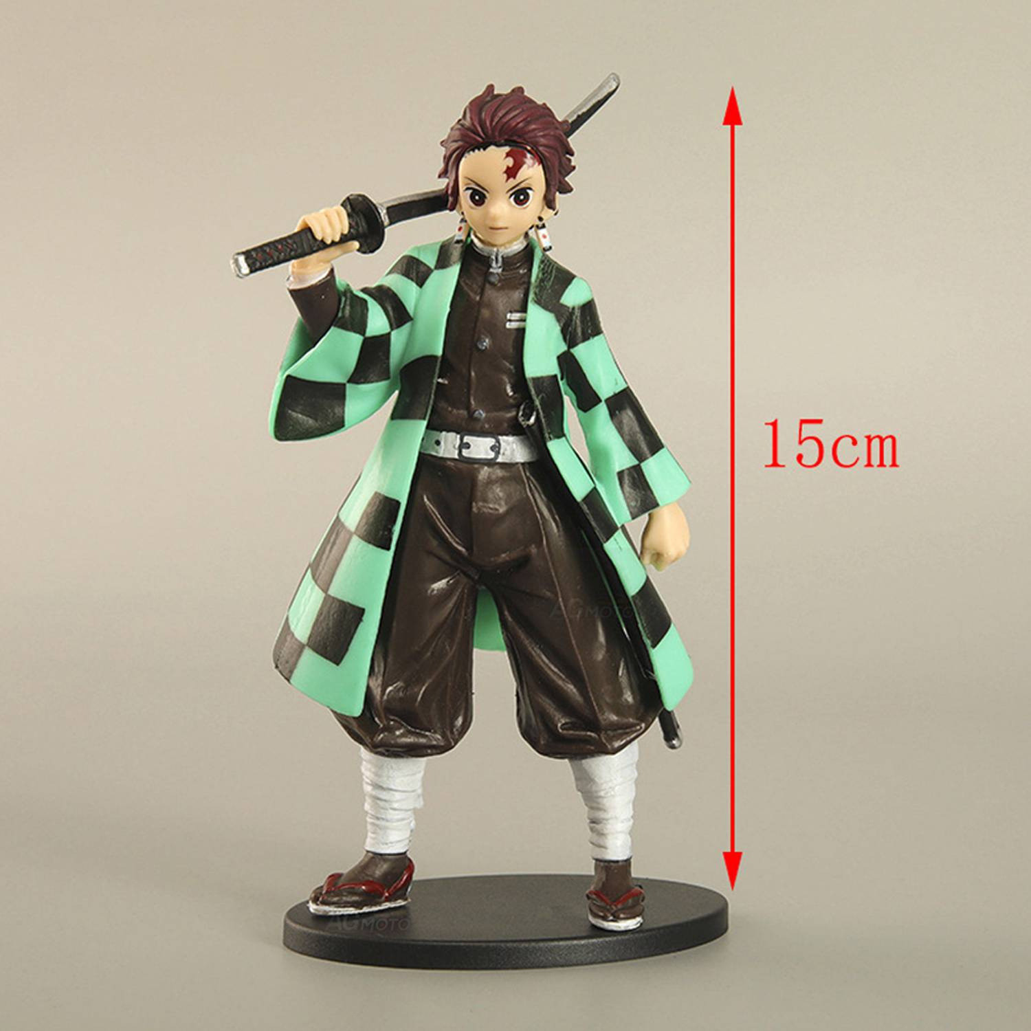 Image of Bugstore Enterprises Tanjiro Kamado Action Figure 16 cm | Demon Slayer Anime Collectible Toy