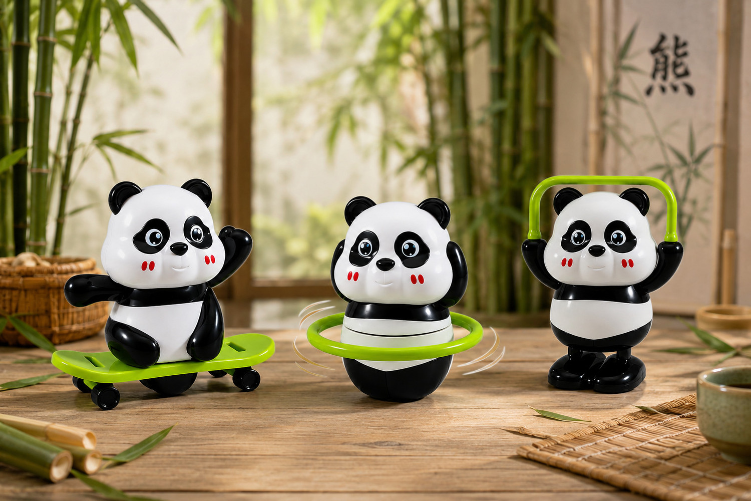 Image of TOYCROWN 3-in-1 Cute Moving Panda Action Toy for Girls & Boys