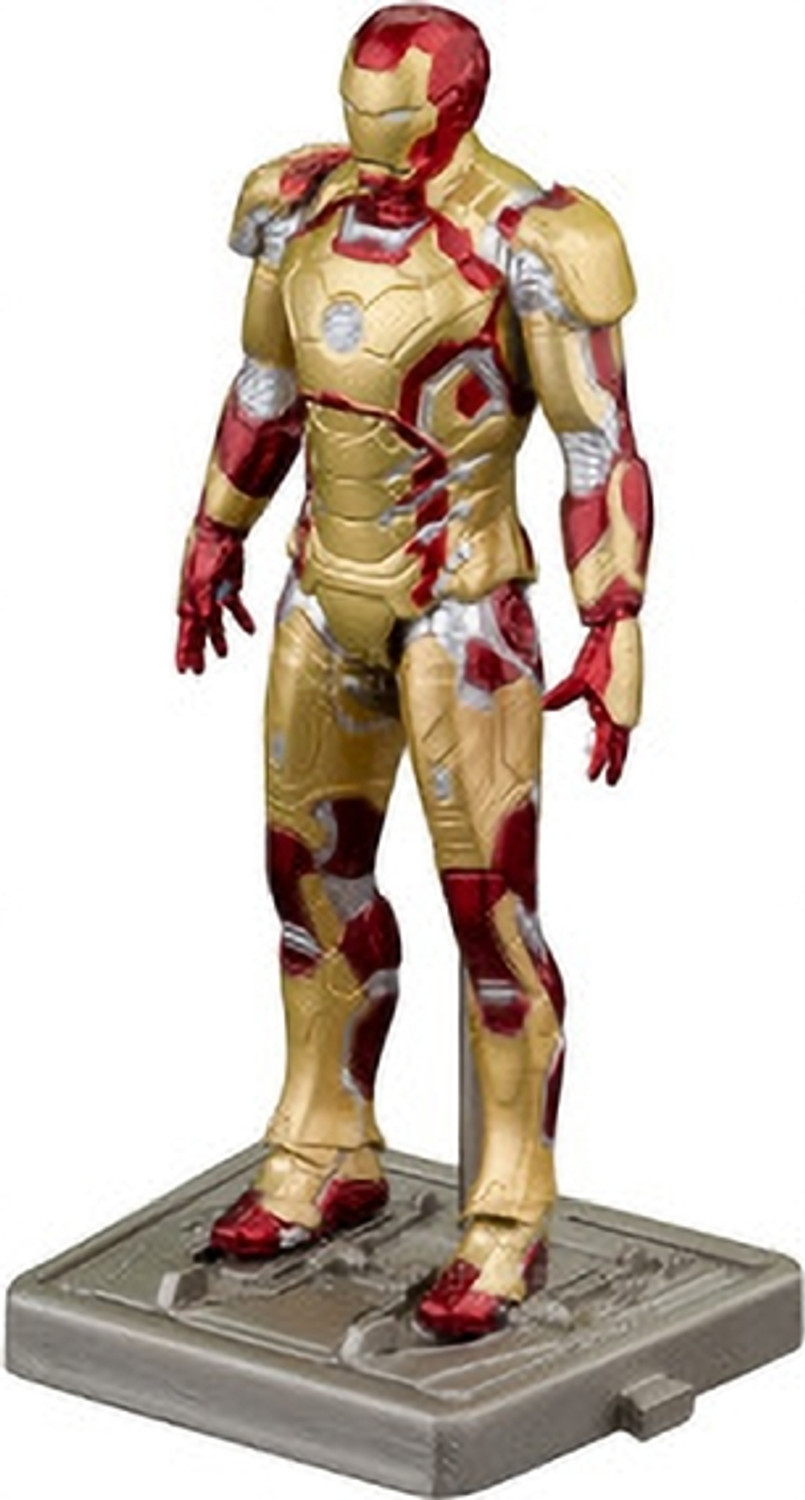 Image of MARVEL Iron Man Mark 42 Action Figure, 4-Inch Interchangeable Parts, Collectibles
