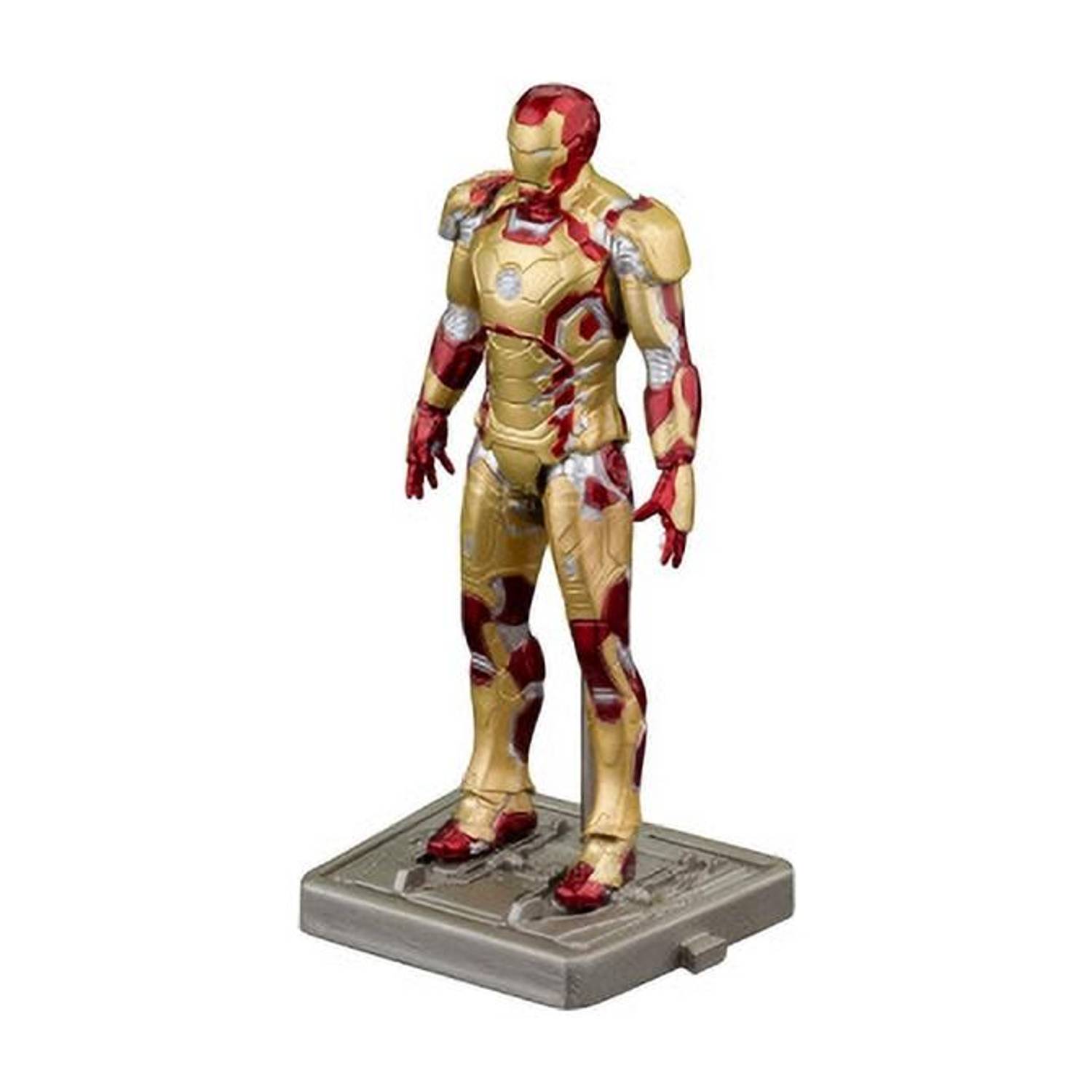 MARVEL Iron Man Mark 42 Action Figure, 4-Inch Interchangeable Parts, Collectibles