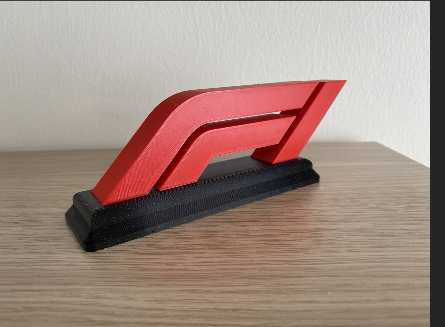 3dWonder F1 Logo 3D Printed Decor | Formula 1 Inspired Logo Display | F1 Fan Collectible