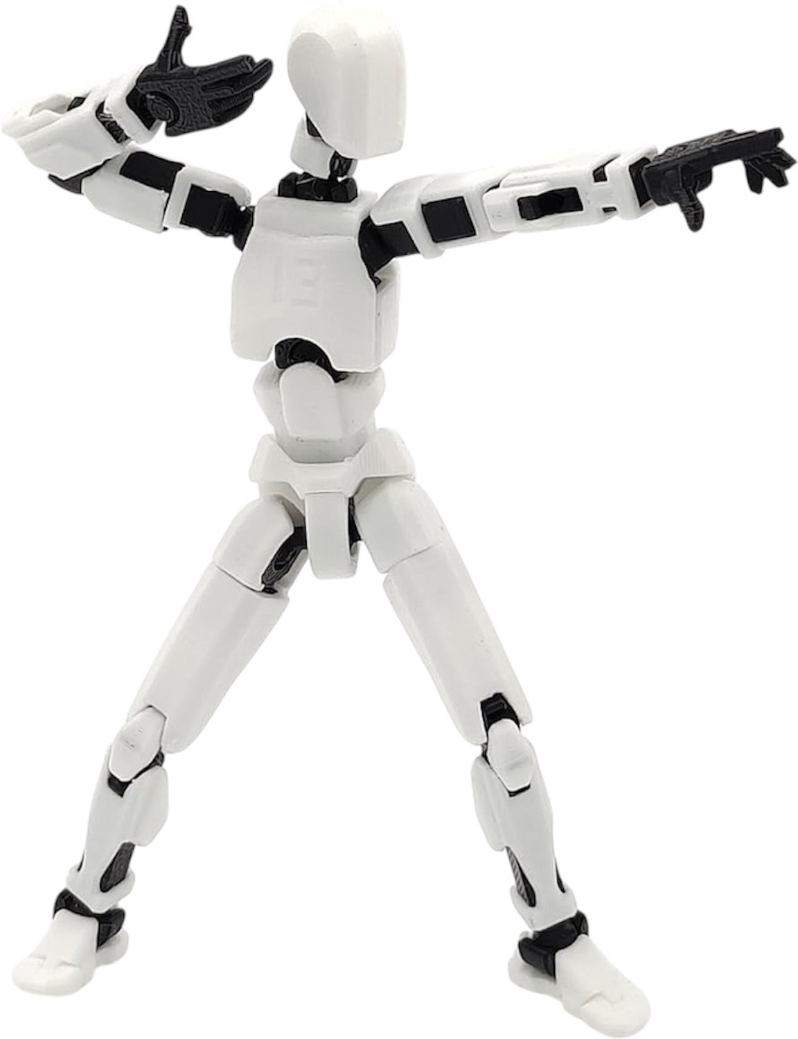 Image of dribblr Dummy 13 Action Figure Robot | Build It Yourself Toy | 3D Printed (5.5inches)