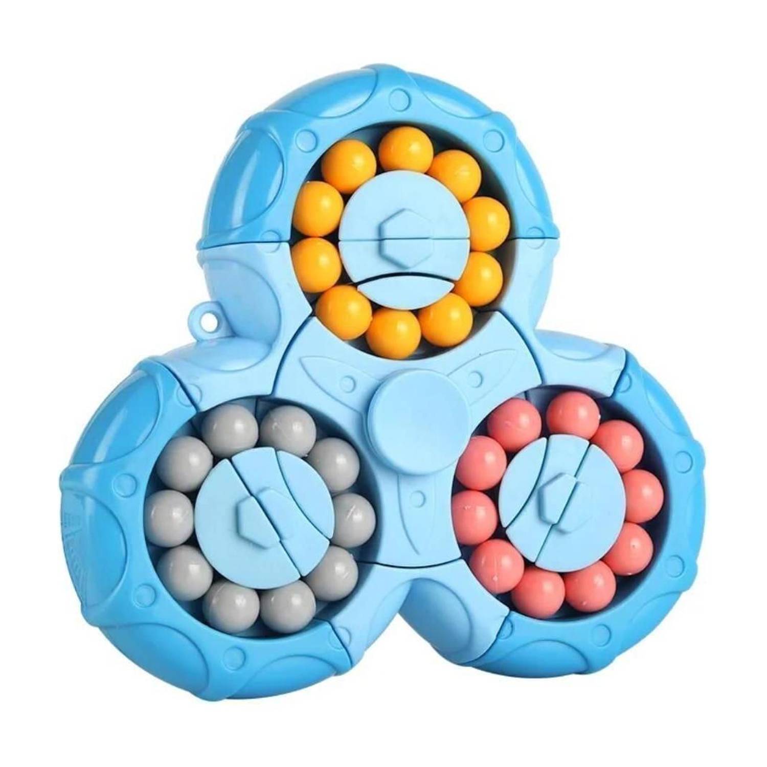 Aditre Station Emporium Magic Bean Rotating Cube, Magic Bean Decompression Rotating Small Beads Cube