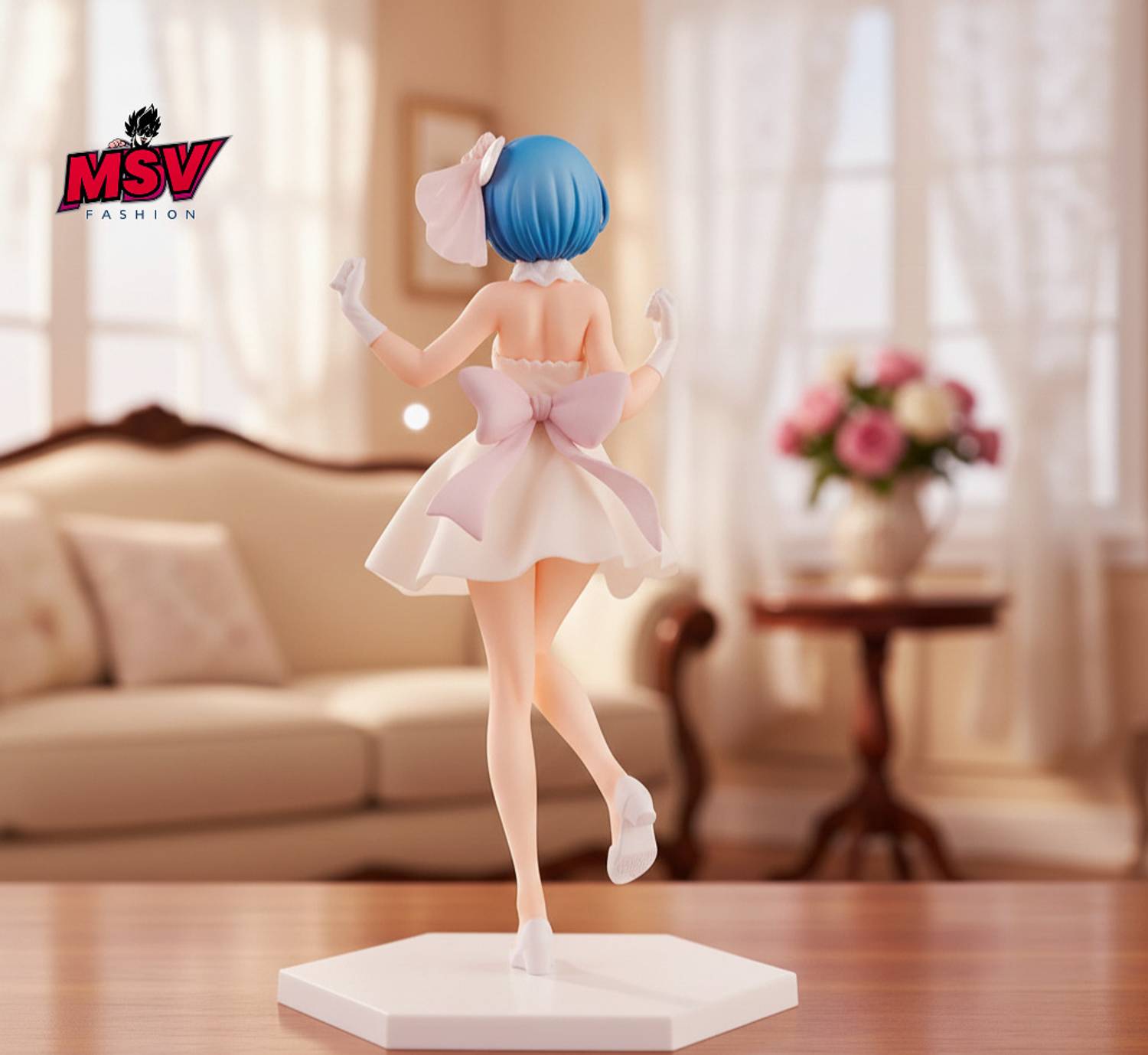 msvfashions Rem Crystal White Dress Ver. PVC Figure - Image 2