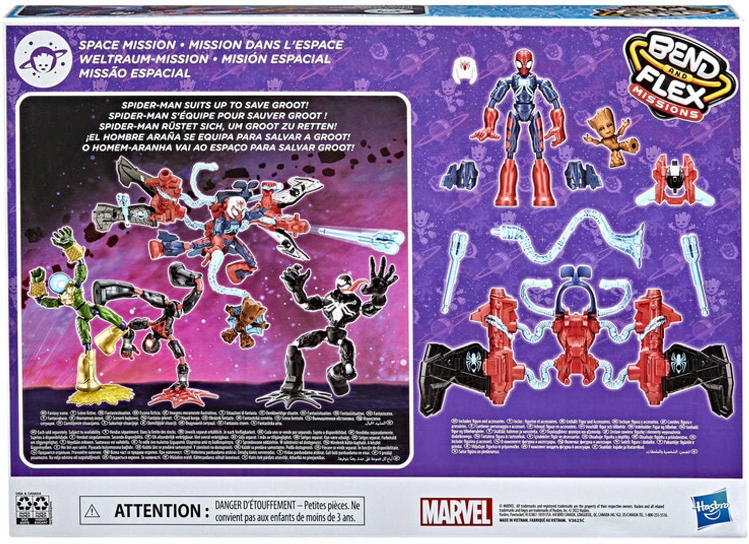 MARVEL Spider-Man Bend and Flex Missions Spider-Man Space Mission 