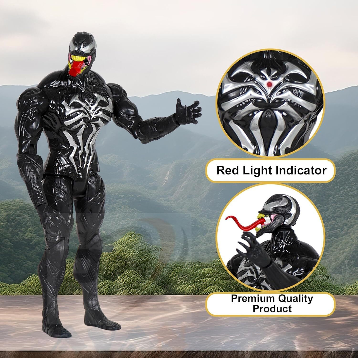 Image of PN AVAN Vanom Action Figure Toys For Kids - Superhero With Light and Sound
