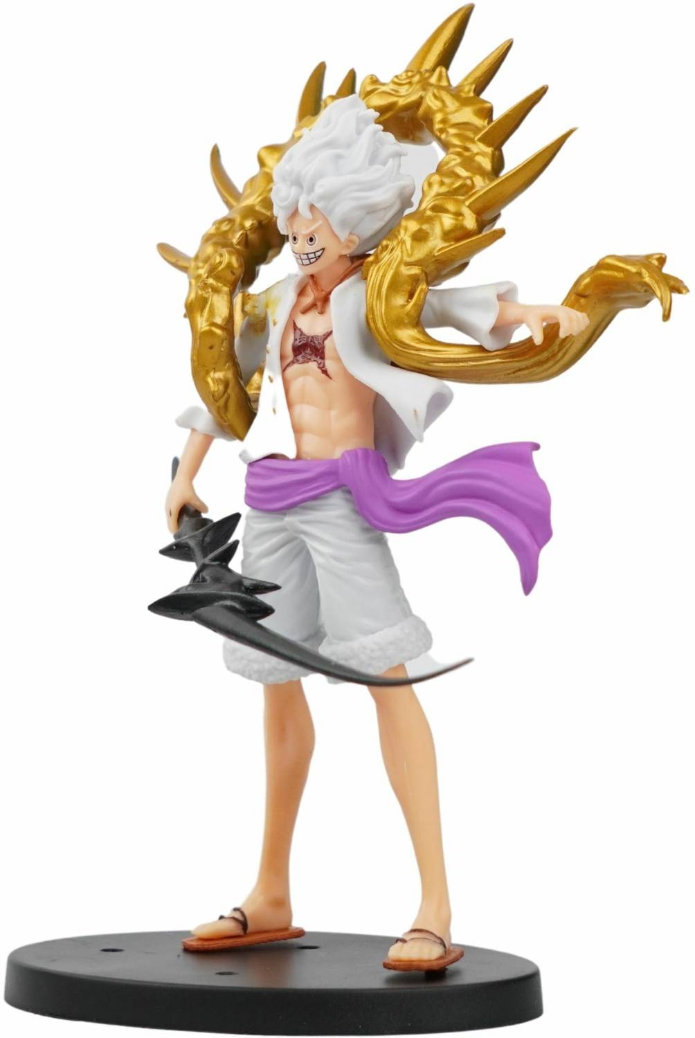 OFFO One Piece Anime Luffy Gear 5 Action Figure for Home Decors