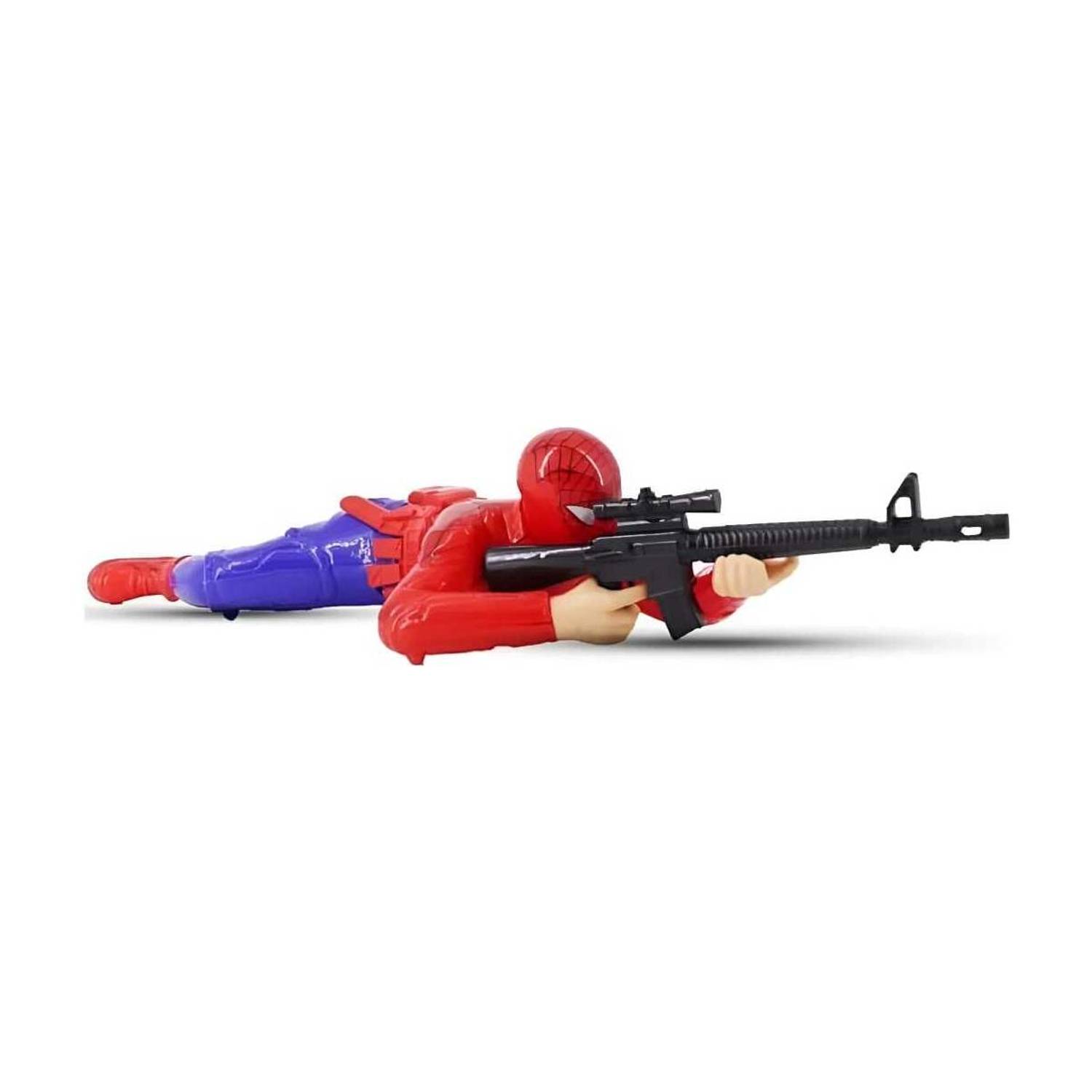 3 Jokers Crawling Superhero Spiderman Toy with Sound Effects and LED Light