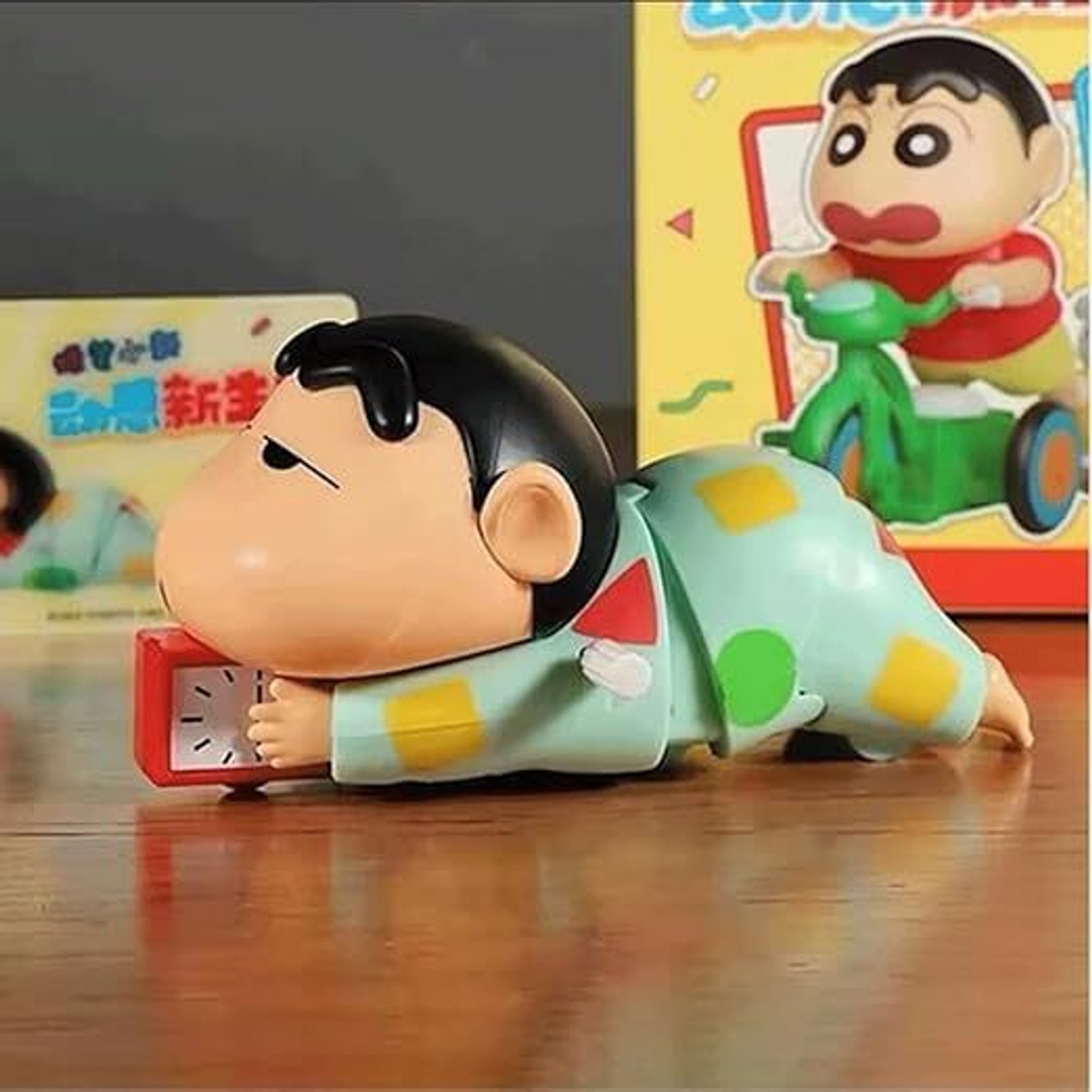 Image of HEALTH TAG Cute Shinchan Crawling Toy - Key Operated Moving Toy for Toddlersbfd