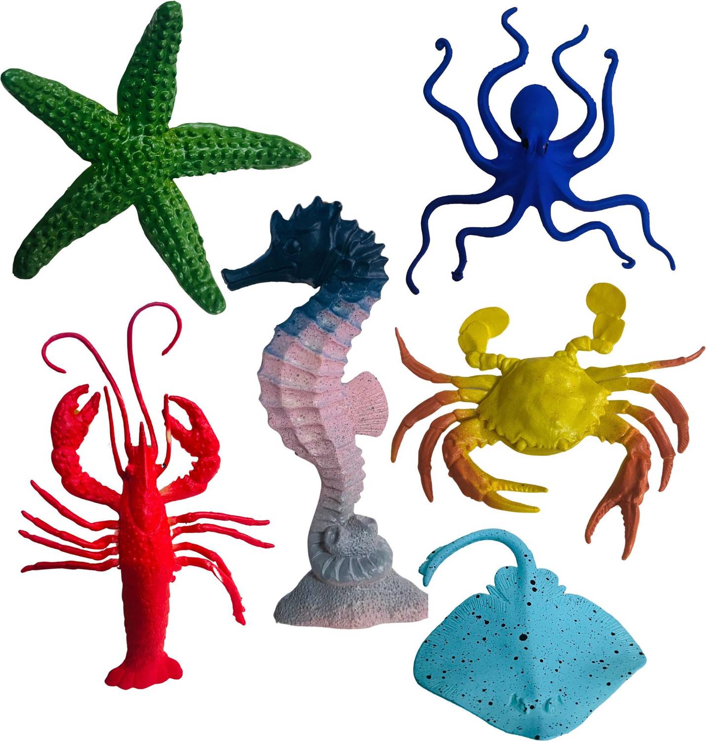 ALTOYS Aquatic Sea Animal Toys for Kids – Realistic Rubber Ocean Animal Set toys