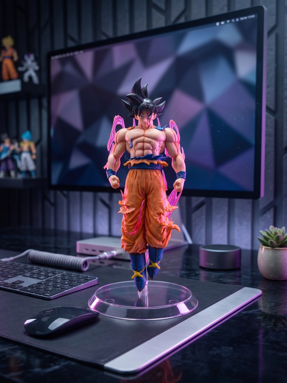 Image of World Gift Mart Anime Warrior Action Figure Collectible Statue | Premium PVC Display Toy 21Cm