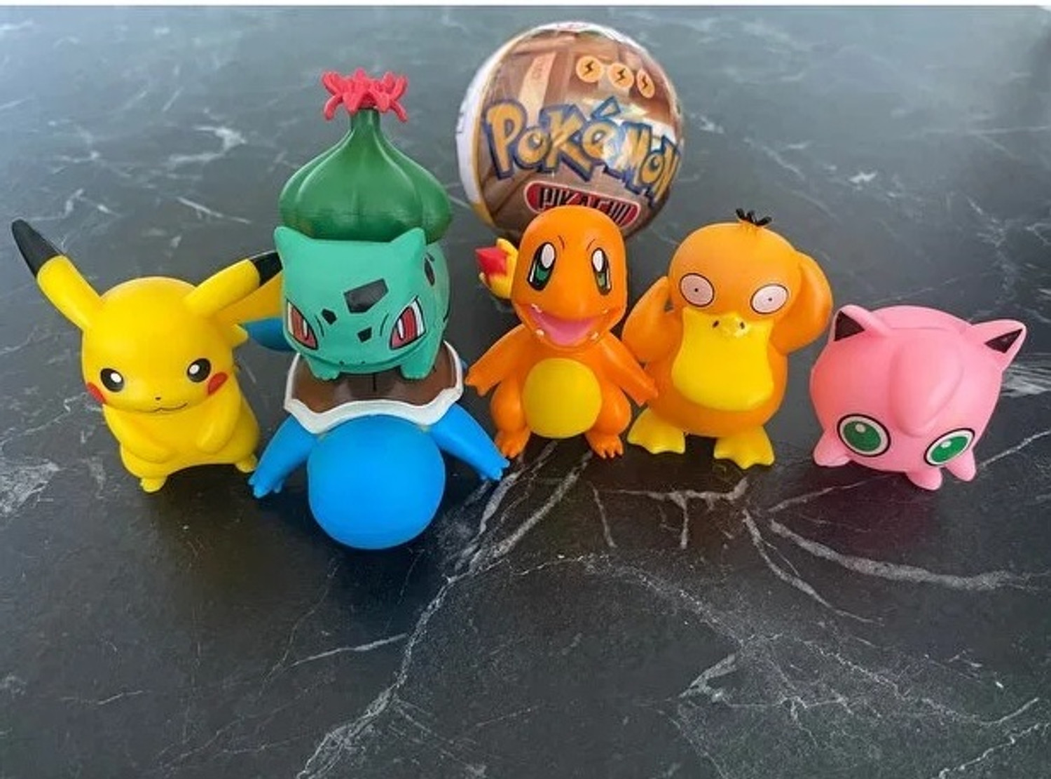 Image of CrazyBuy Pokemon Collectible Toy Set, Pikachu Cartoon Figure, Unique Toy- 7PCS