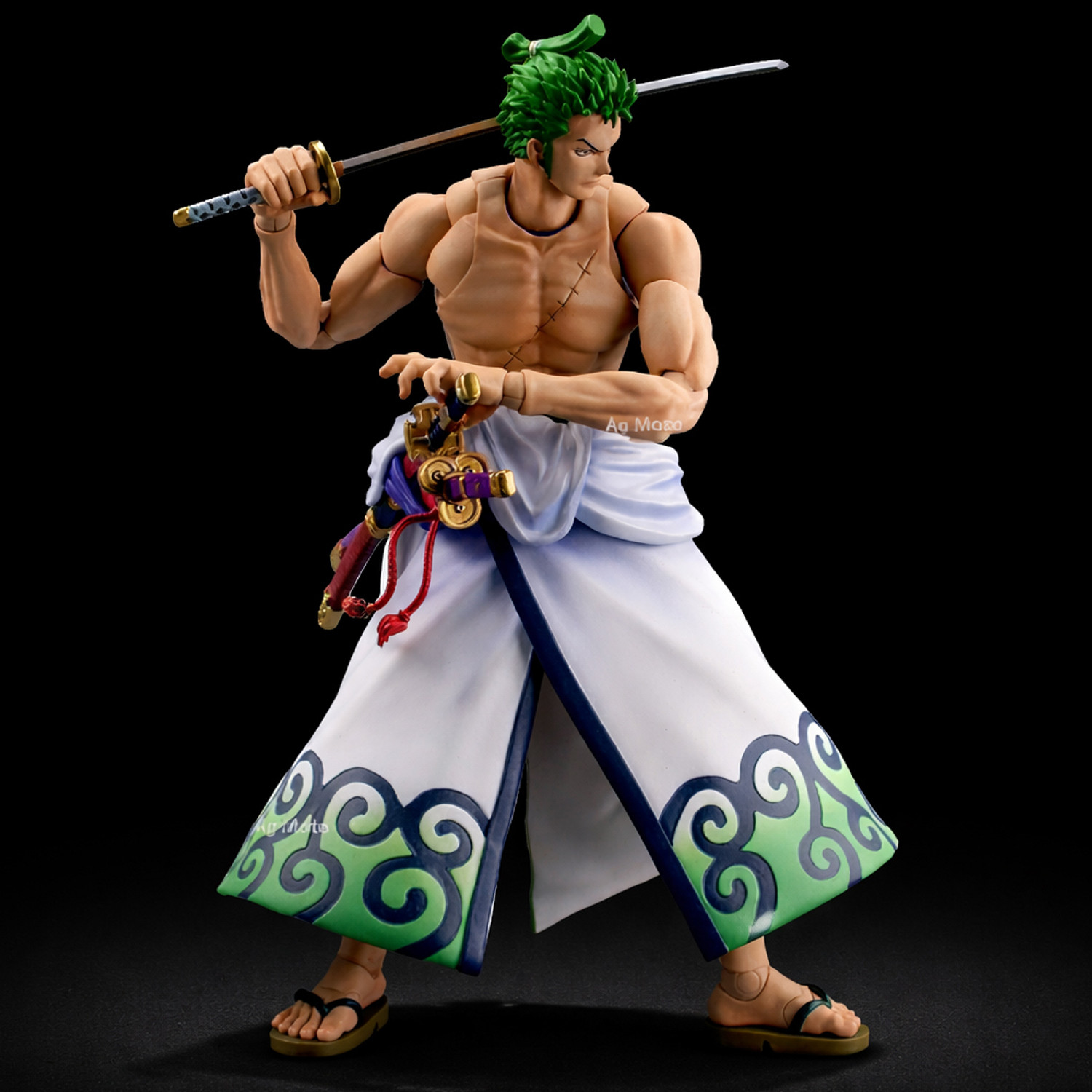 Image of AG MOTO Roronoa Zoro Anime Action Figure 30cm Moveable One Piece Action Figures Toys