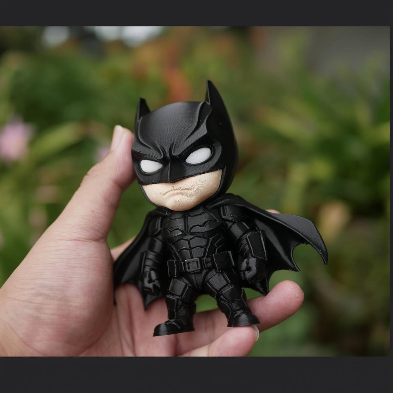 3dWonder Chibi Style Dark Knight BATMAN Mini Figure 3D Printed Desk Decor & Gift under