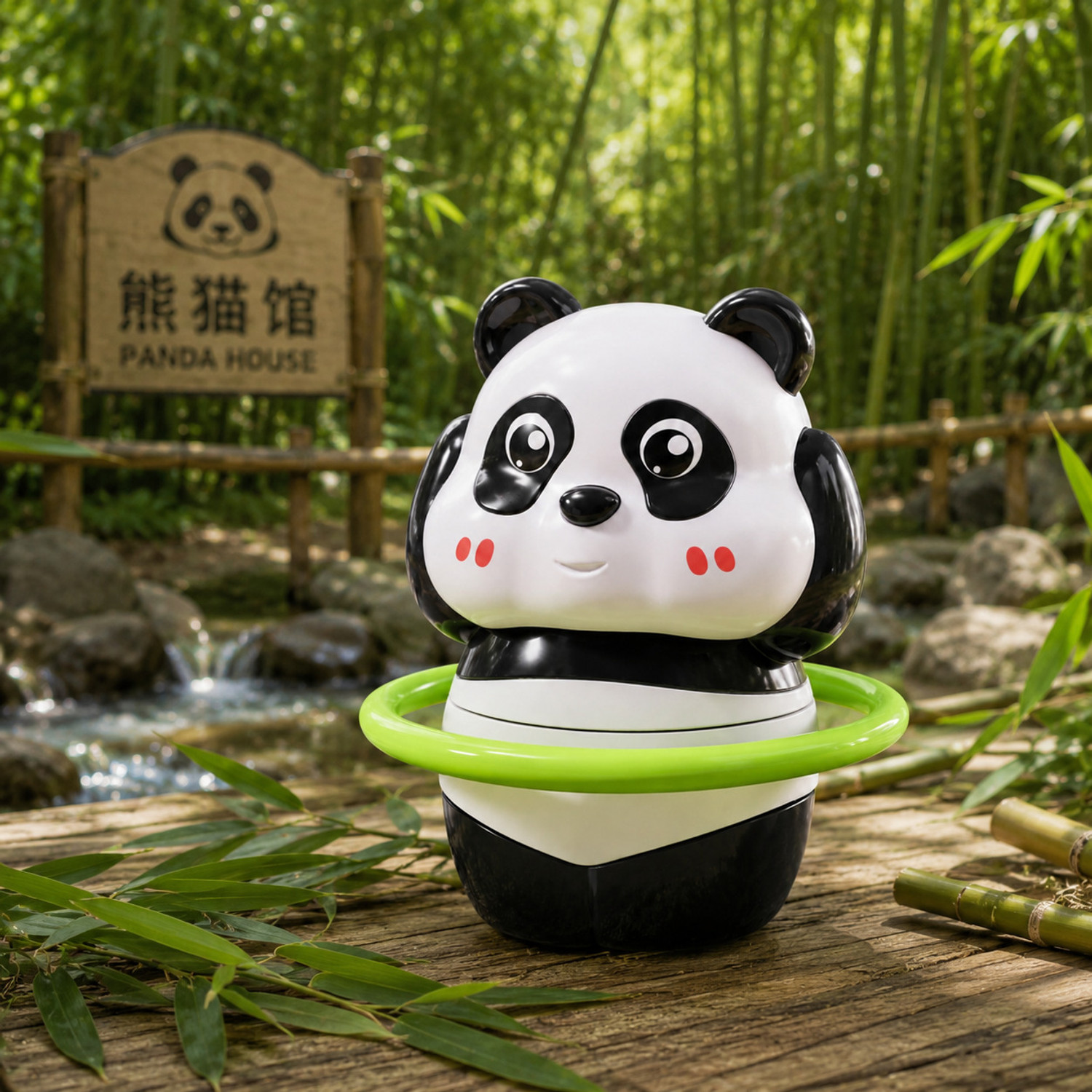 Image of TOYCROWN 3-in-1 Cute Moving Panda Action Toy for Girls & Boys
