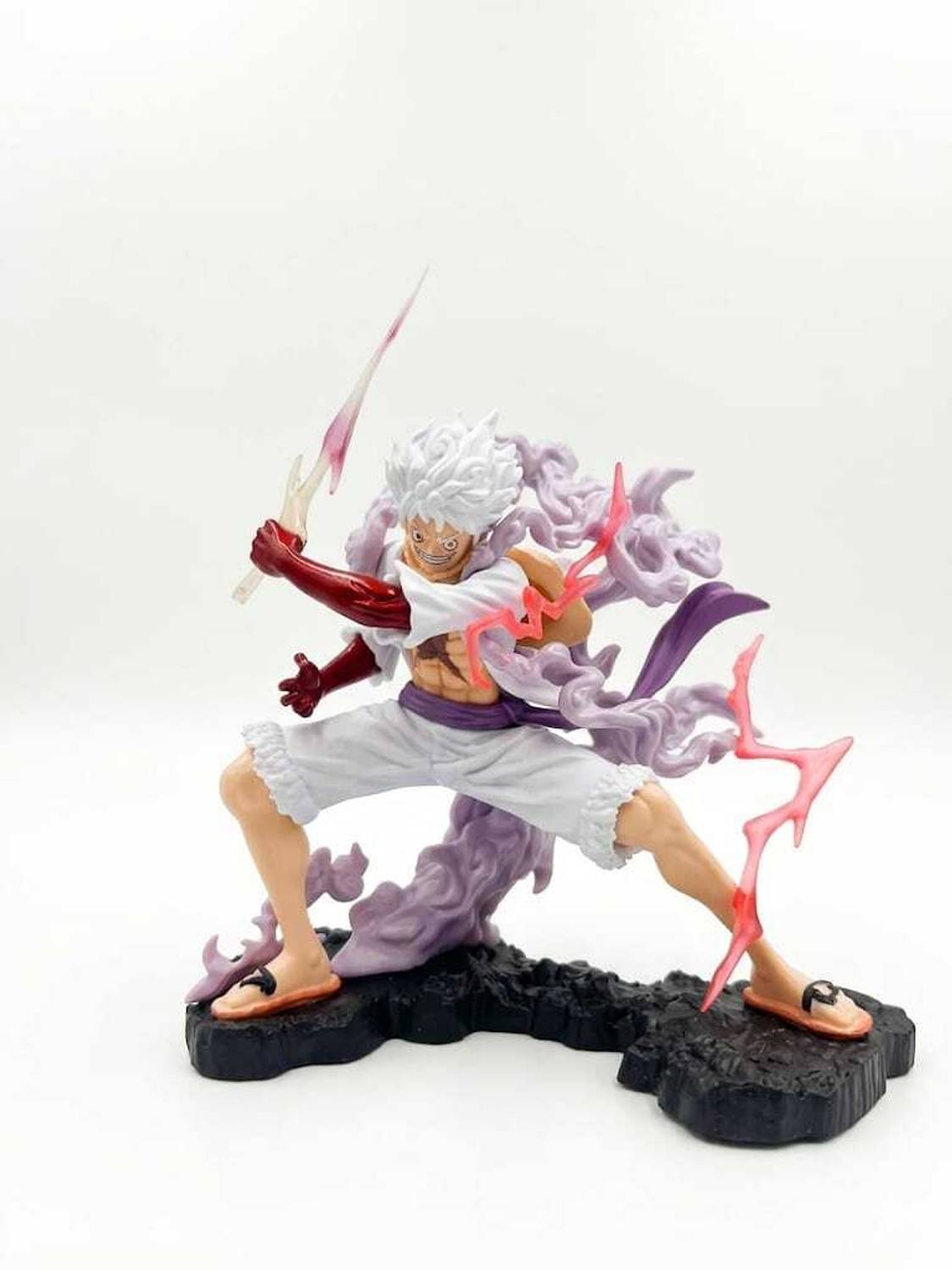 alihamza Monkey D. Luffy Gear 5 Sun God Nika Action Figure