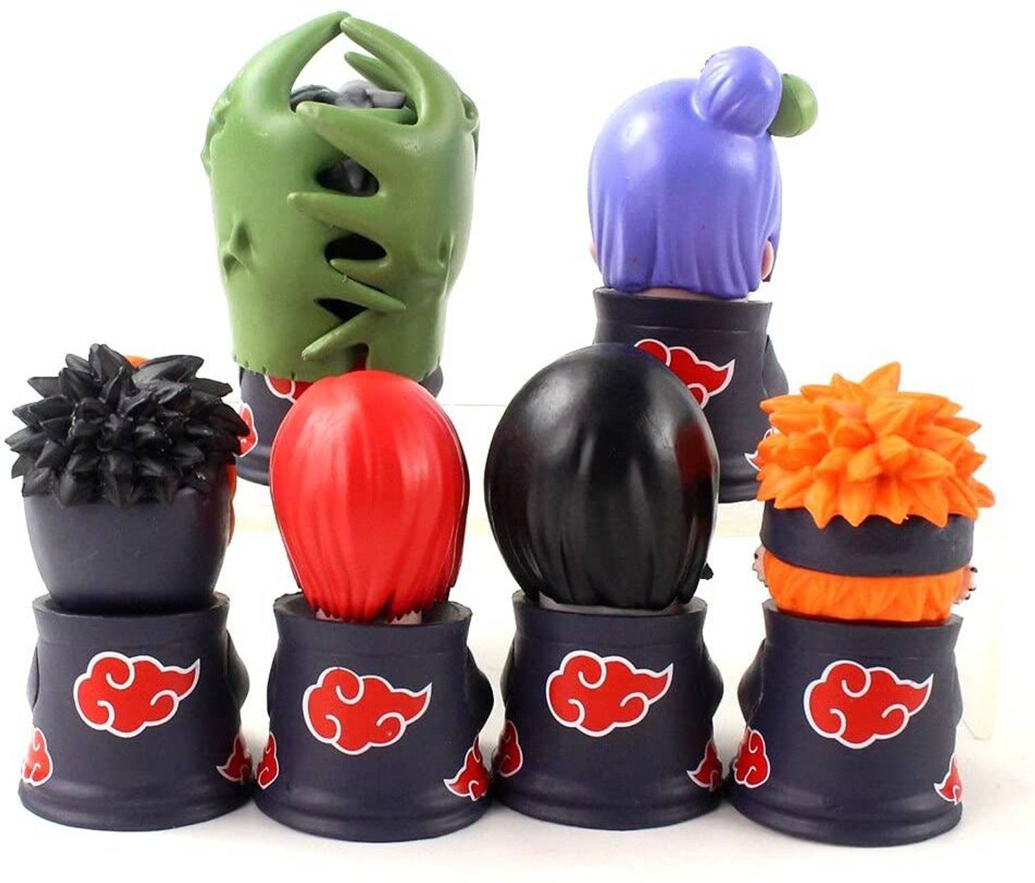 RVM Toys Set of 6 Naruto Akatsuki Anime Figures 9-10 cm Toy for