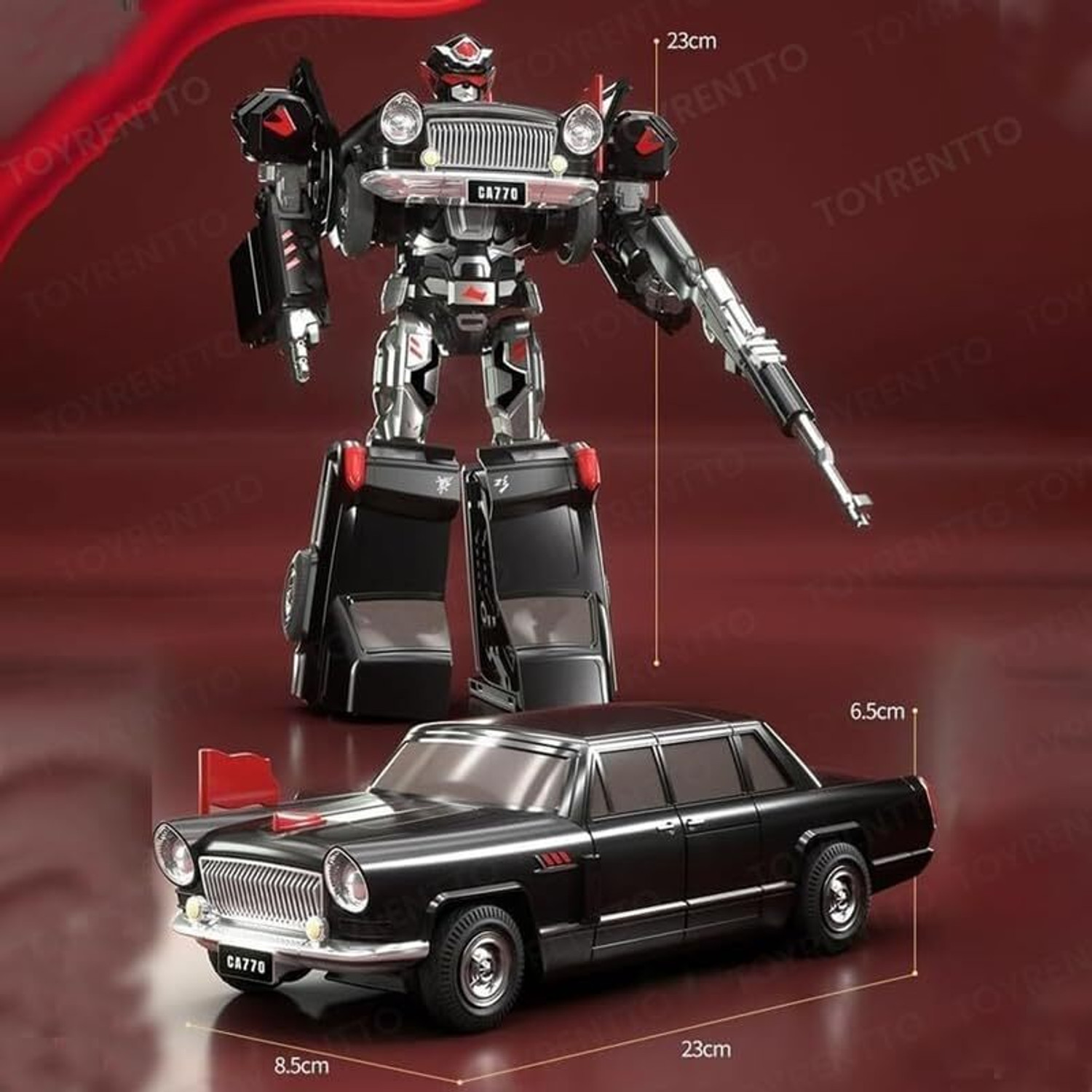 Image of Metaformation Classic Guard CA770 Manual Transforming Robot Car 2-in-1 Action Figure Kids Toy