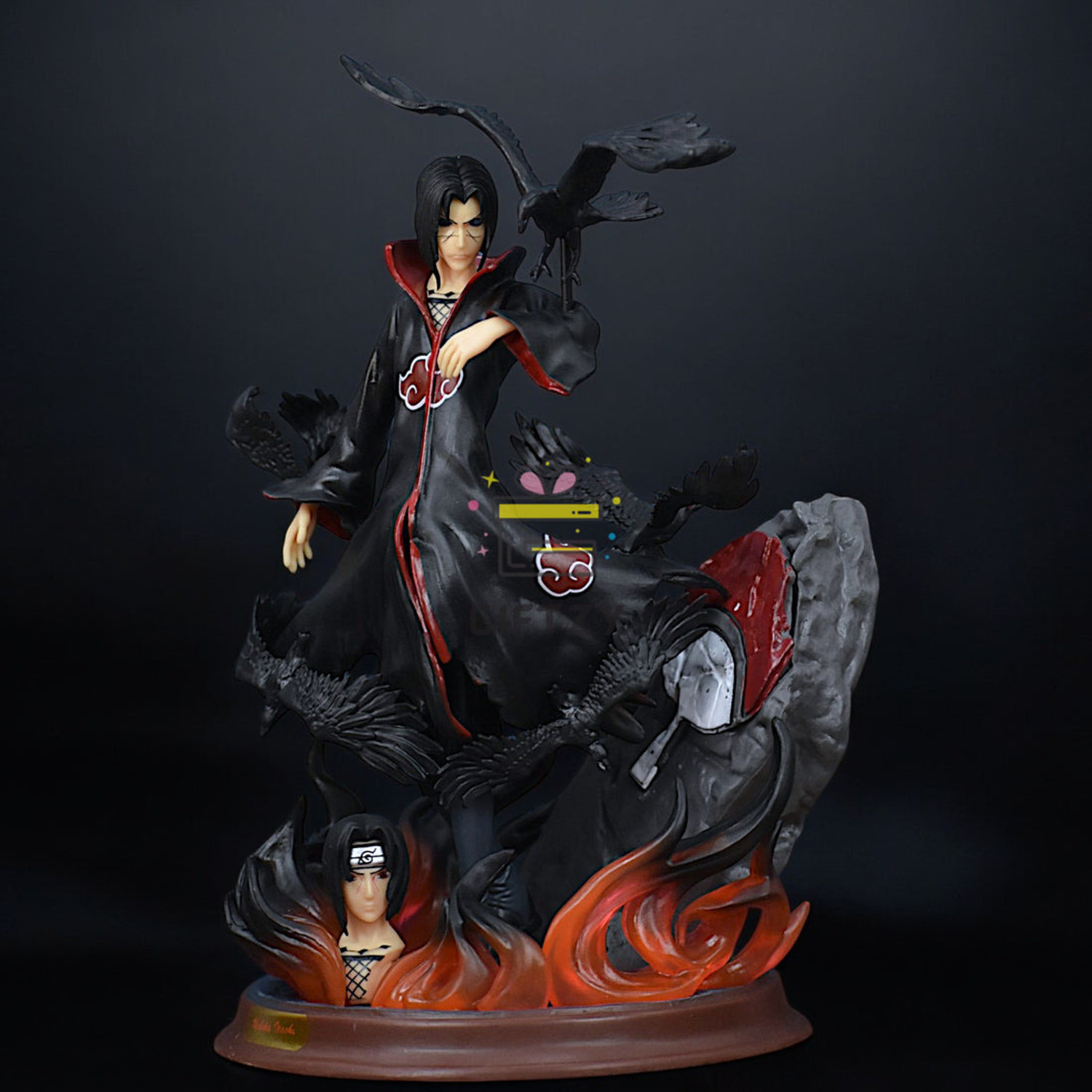 Image of Giftzy Naruto Itachi Uchiha With 2 Heads Anime Collectible Action Fugure