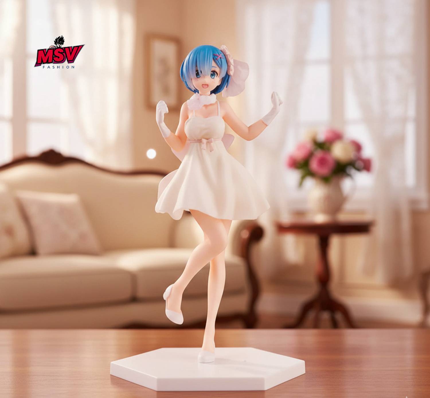 msvfashions Rem Crystal White Dress Ver. PVC Figure