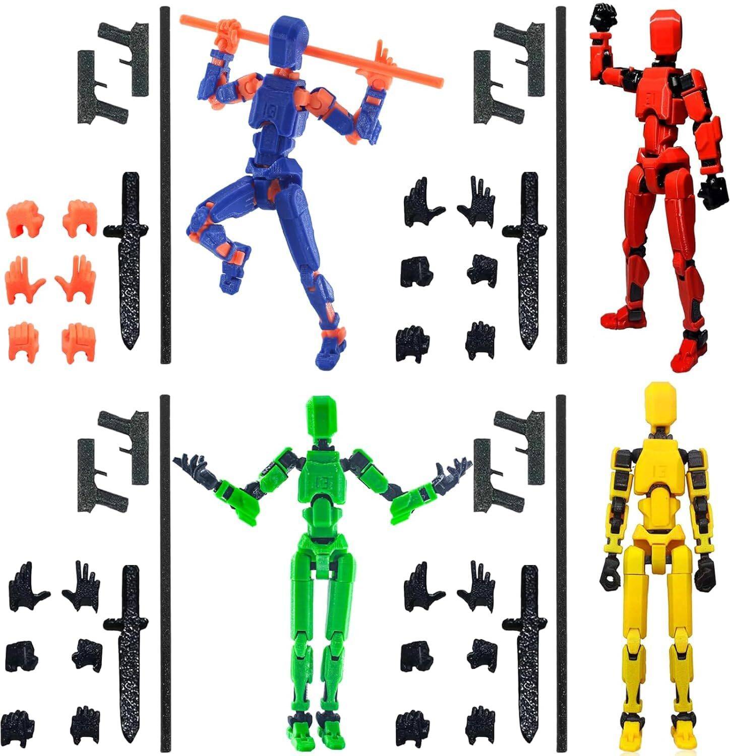 Onngeo Titan T13 Action Figure Set Lucky 13 Multi-Jointed Action