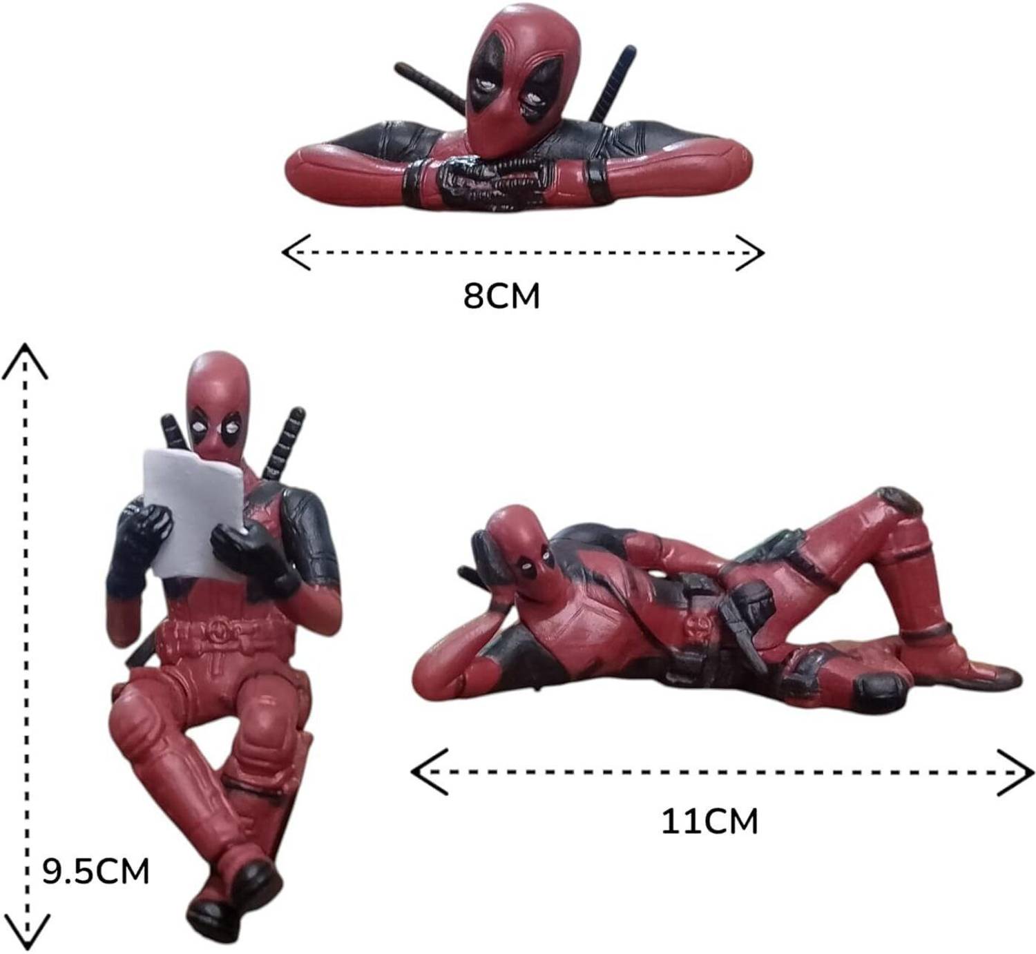 SIMESTICH Deadpool Ornaments, Action Figures - Image 4