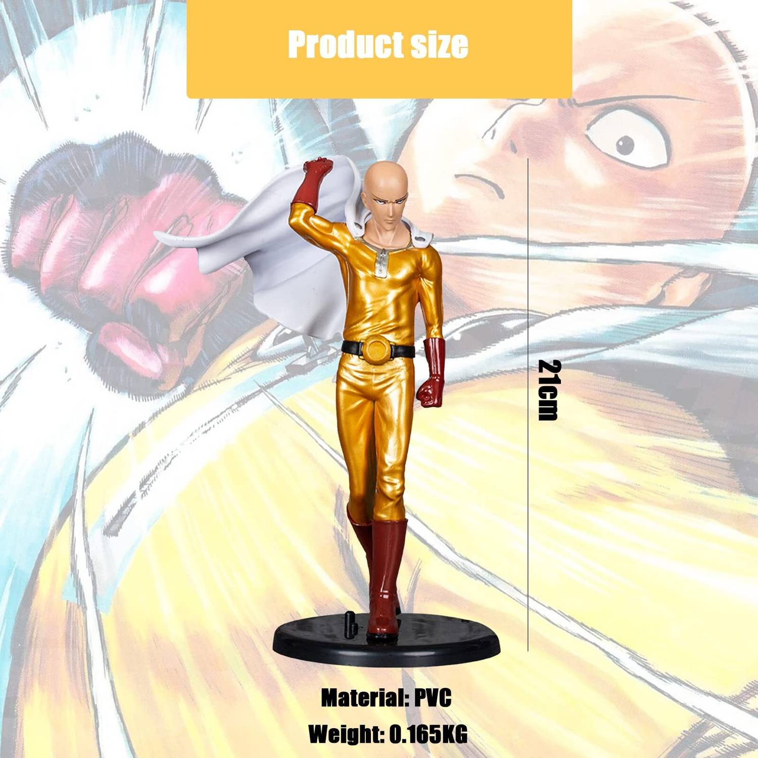 RVM Toys One Punch Man Action Figures Saitama Action Figure 21CM