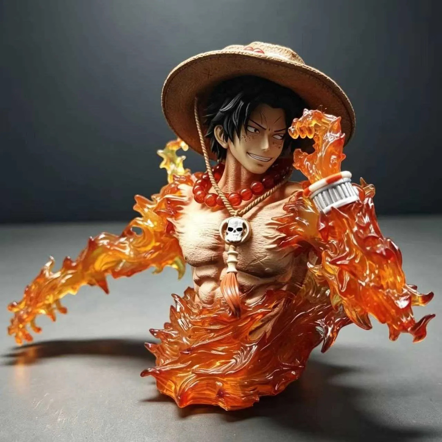 Image of AniVerseX Anime One Piece Figure LED Bust One 13CM (Multicolor)