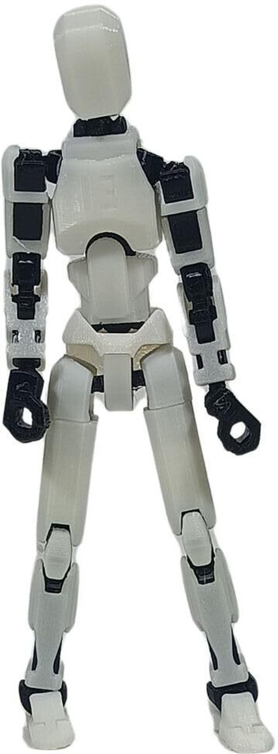 Image of dribblr Dummy 13 Action Figure Robot | Build It Yourself Toy | 3D Printed (5.5inches)