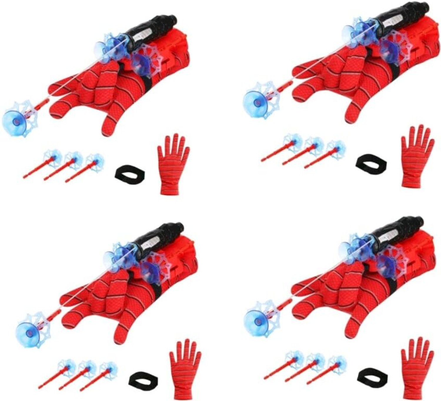 Image of XohnyStore Spider Launcher Glove Toy with Suction Bullets for Kids