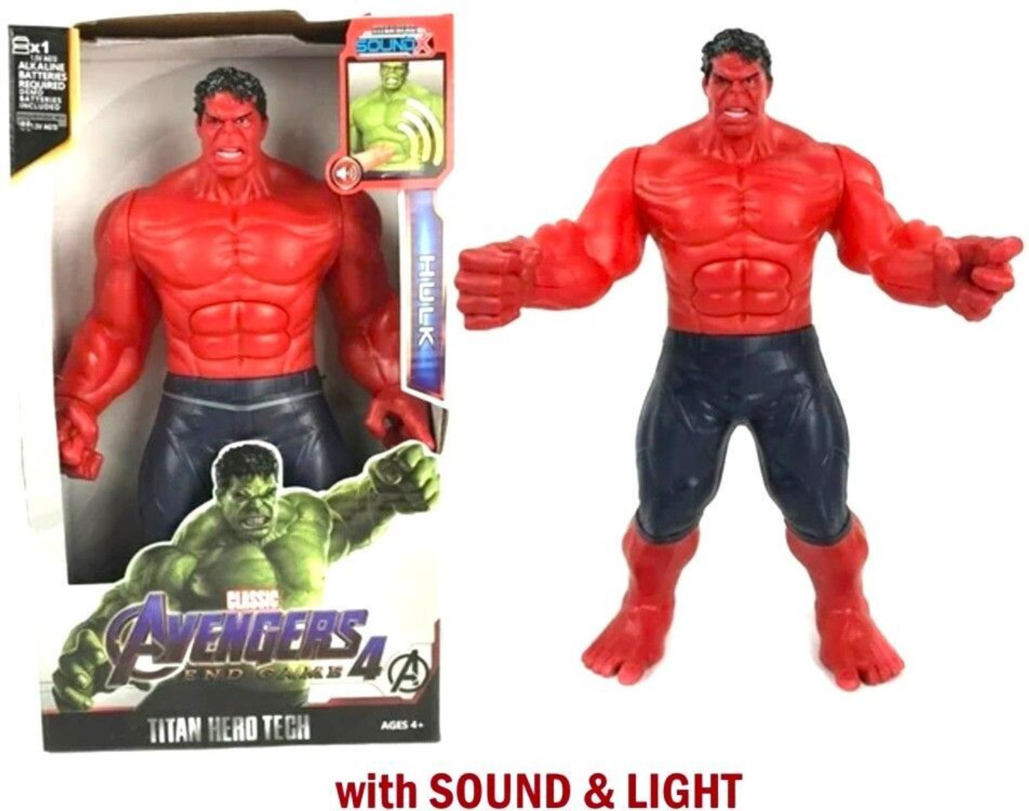 Image of FOZZO-SK Brave New HULK Super Hero Avengers Big Action Figure Movie Model PVC