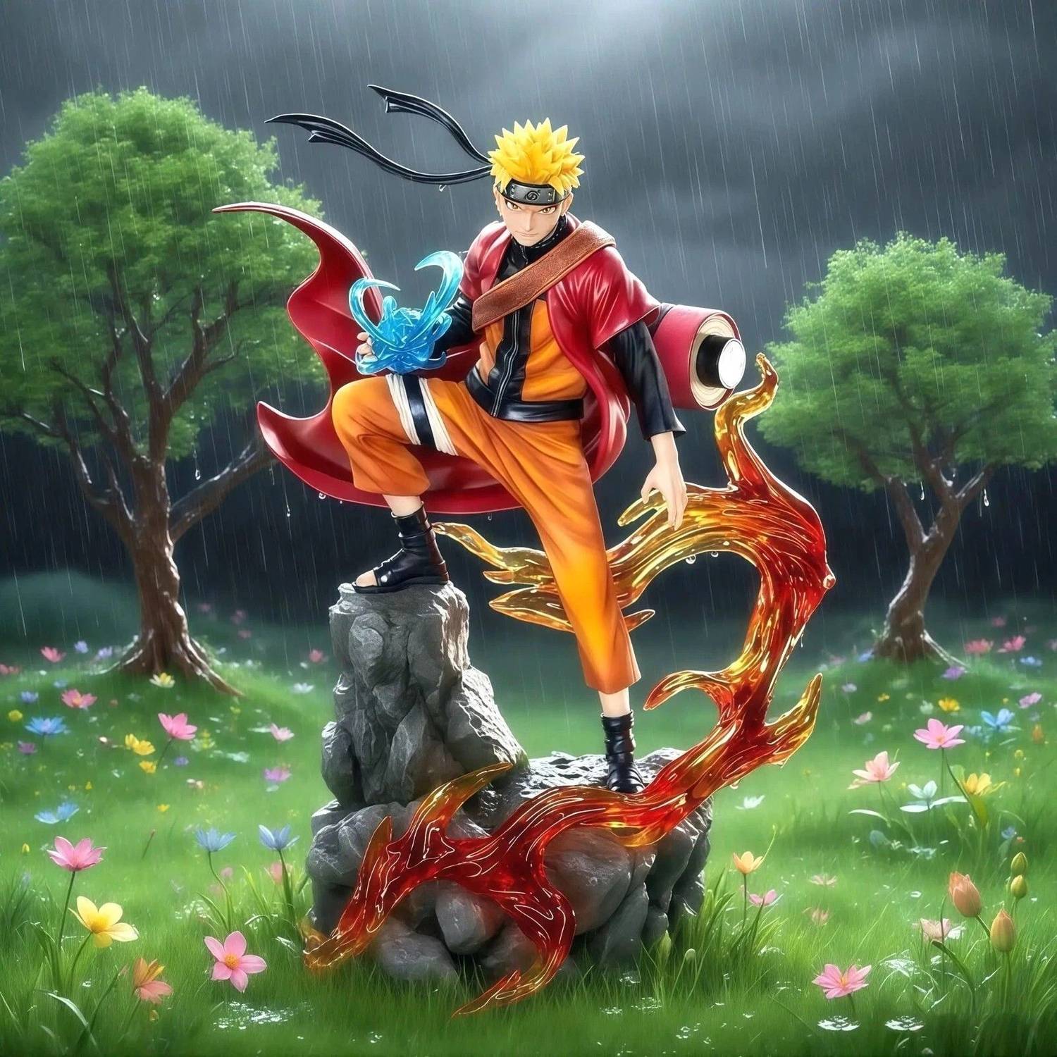 ToonyVerse Anime Naruto Uzumaki Rasengan Flame Edition - Image 4