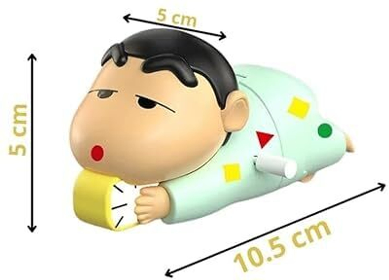 Image of HEALTH TAG Cute Shinchan Crawling Toy - Key Operated Moving Toy for Toddlersbfd