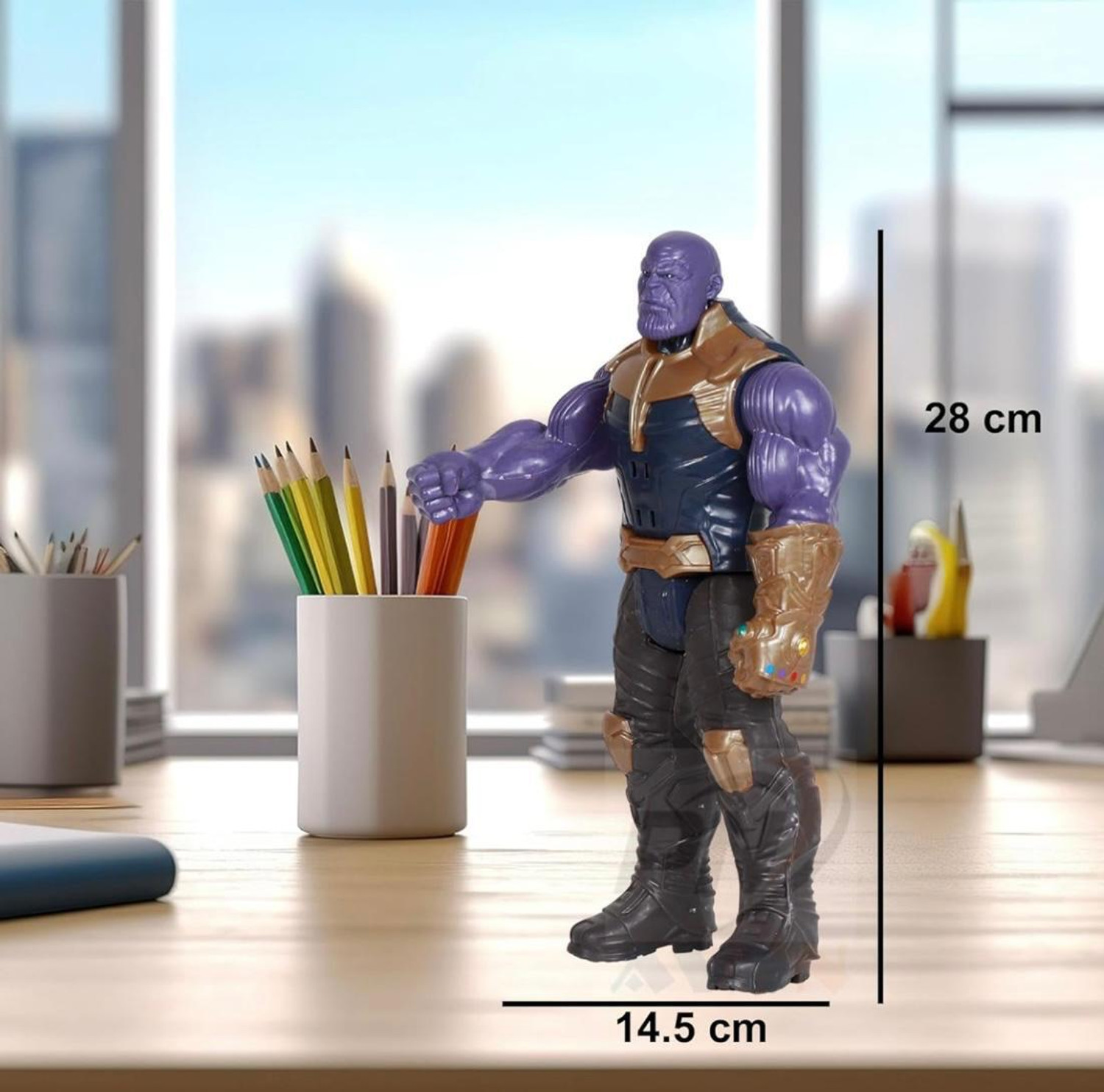 Image of PN AVAN Thanos Action Figure Toys For Kids - Superhero With Light and Sound