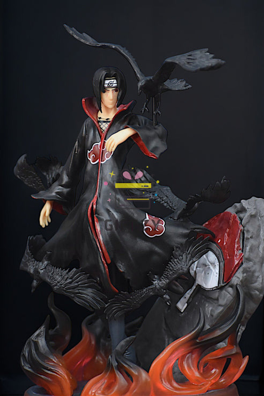 Image of Giftzy Naruto Itachi Uchiha With 2 Heads Anime Collectible Action Fugure
