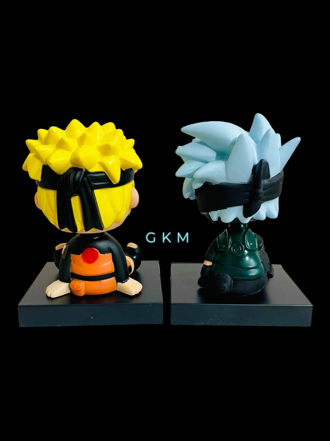 GKM Naruto Uzumaki & kakashi Hakate bobblehead for car dashboard
