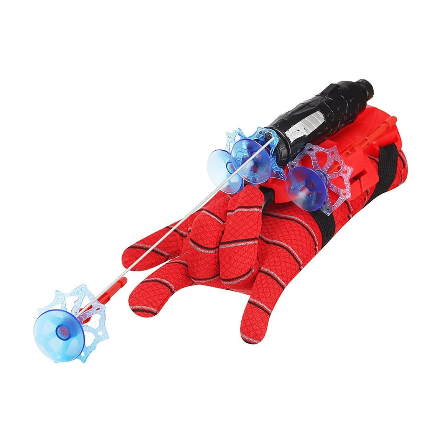 Image of BBBIKINI Spider Web Shooter Toys for Kids, Hero Launcher Wrist Toy Set, Spider-Man-C Inflatable Pool Accessory (Red)