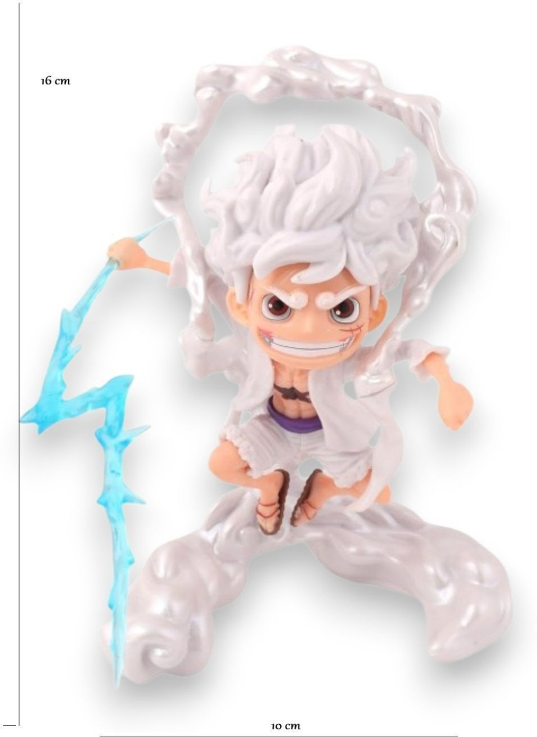 Image of SSAppliances Luffy Gear 5 Action Figure | Anime PVC Collectible | Premium Desk & Room Decor