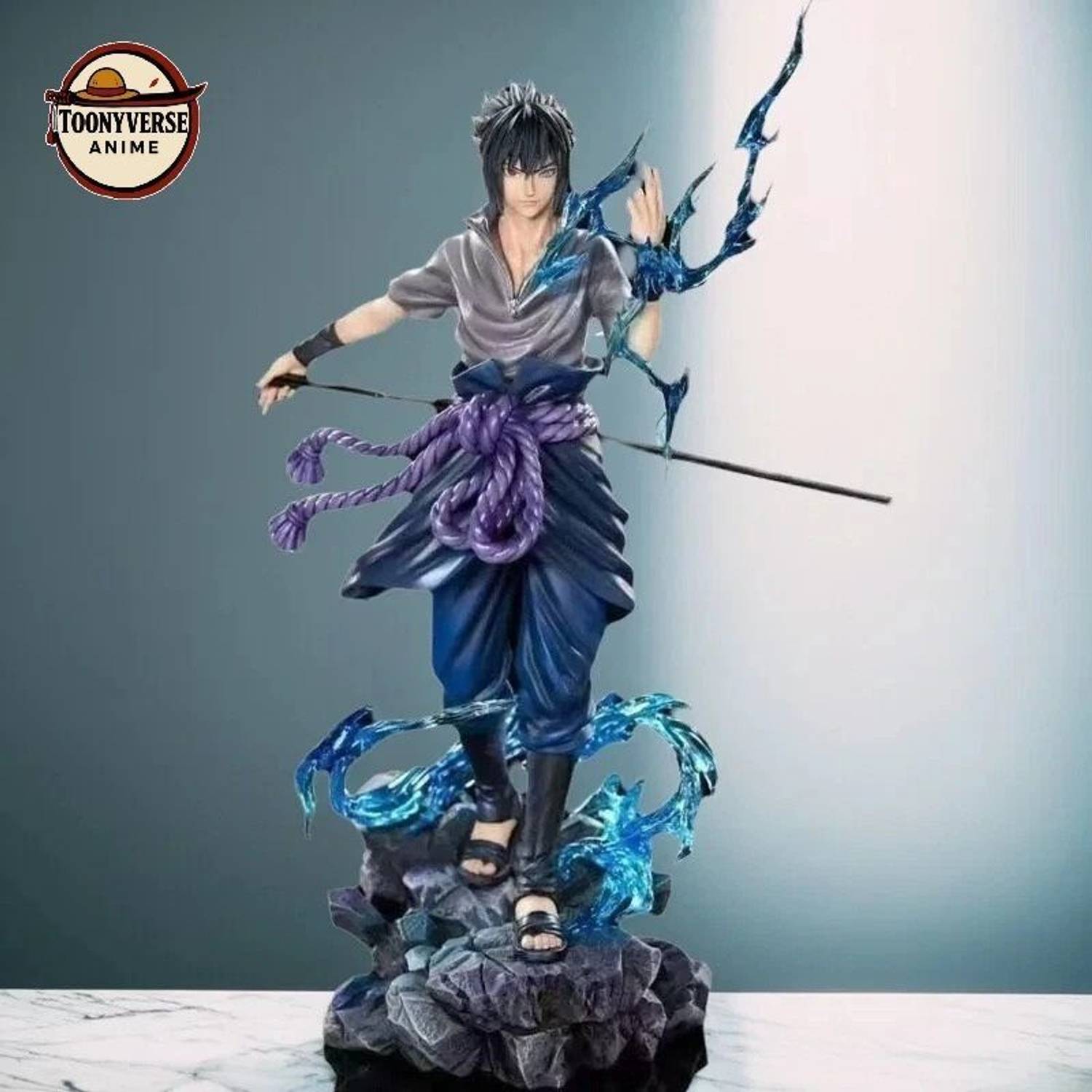 AniVerseX Sasuke Uchiha Chidori Battle Action Figure - Image 1