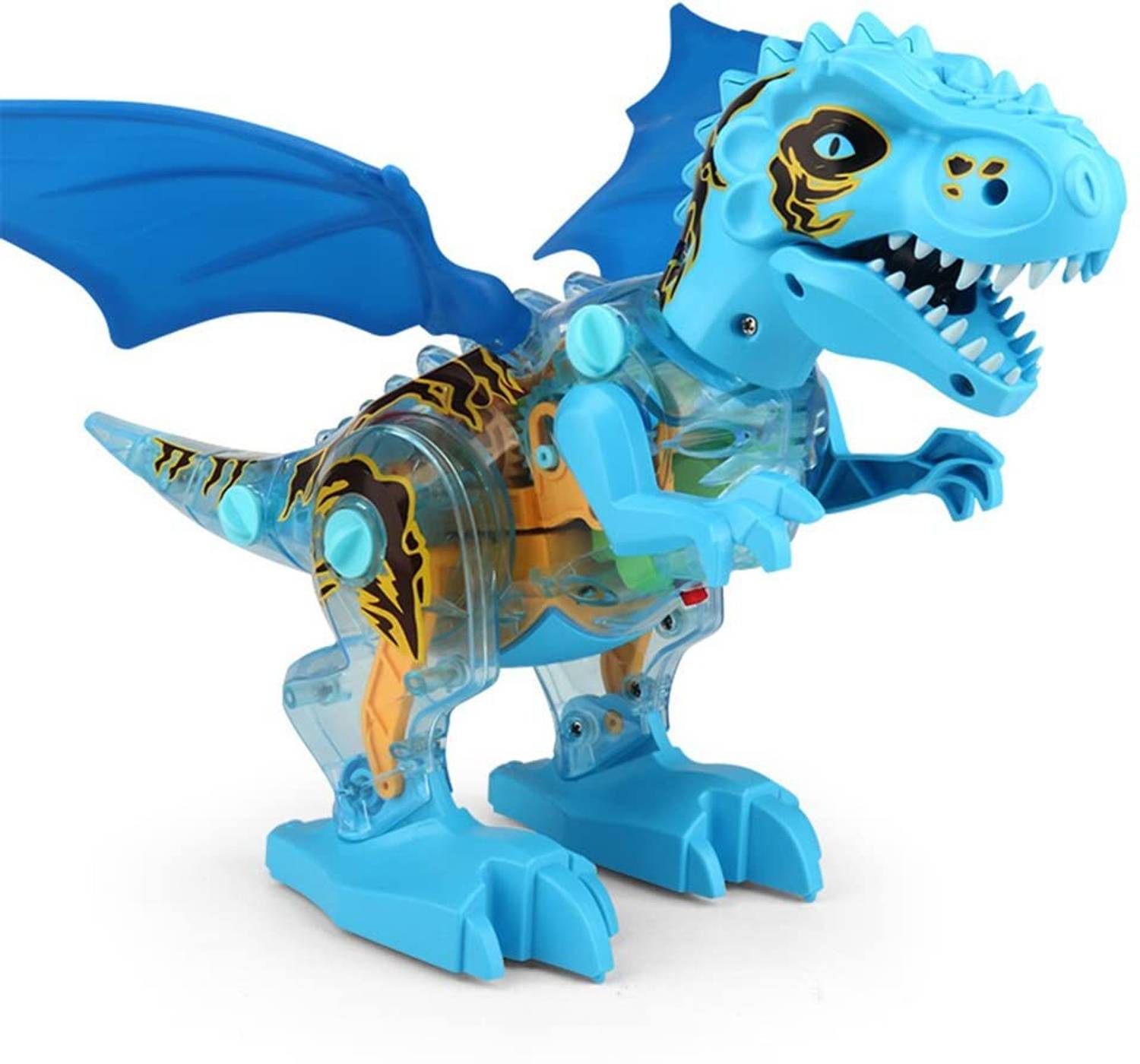 Amaflip Take Apart Dinosaur with Smoke Spray Feature Light And Sound Toys(multi color)