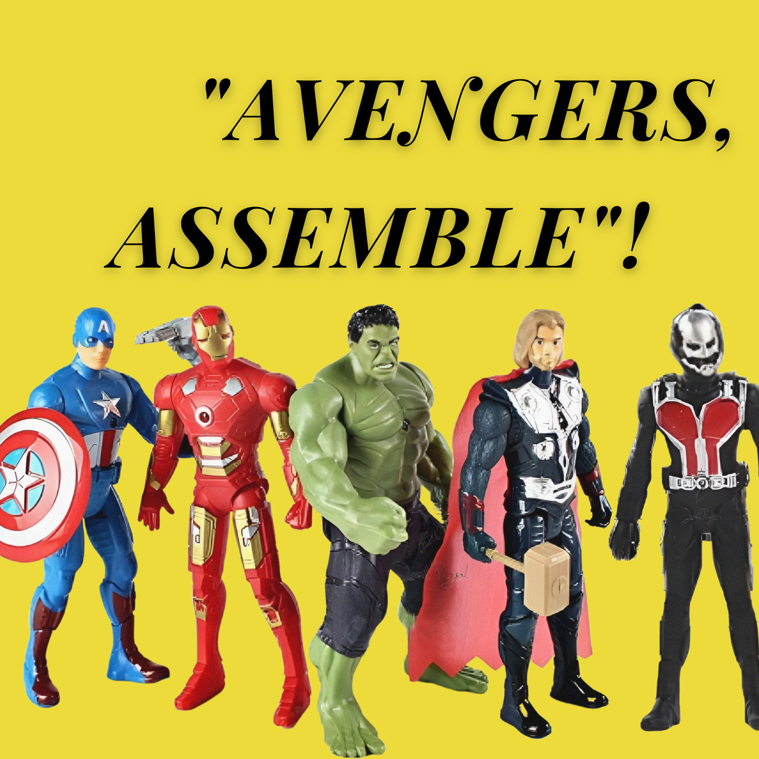 Image of ZN STORE Marvel Avengers End Game Super Heroes Action Figure Toy Set for Kids. Pack of 5