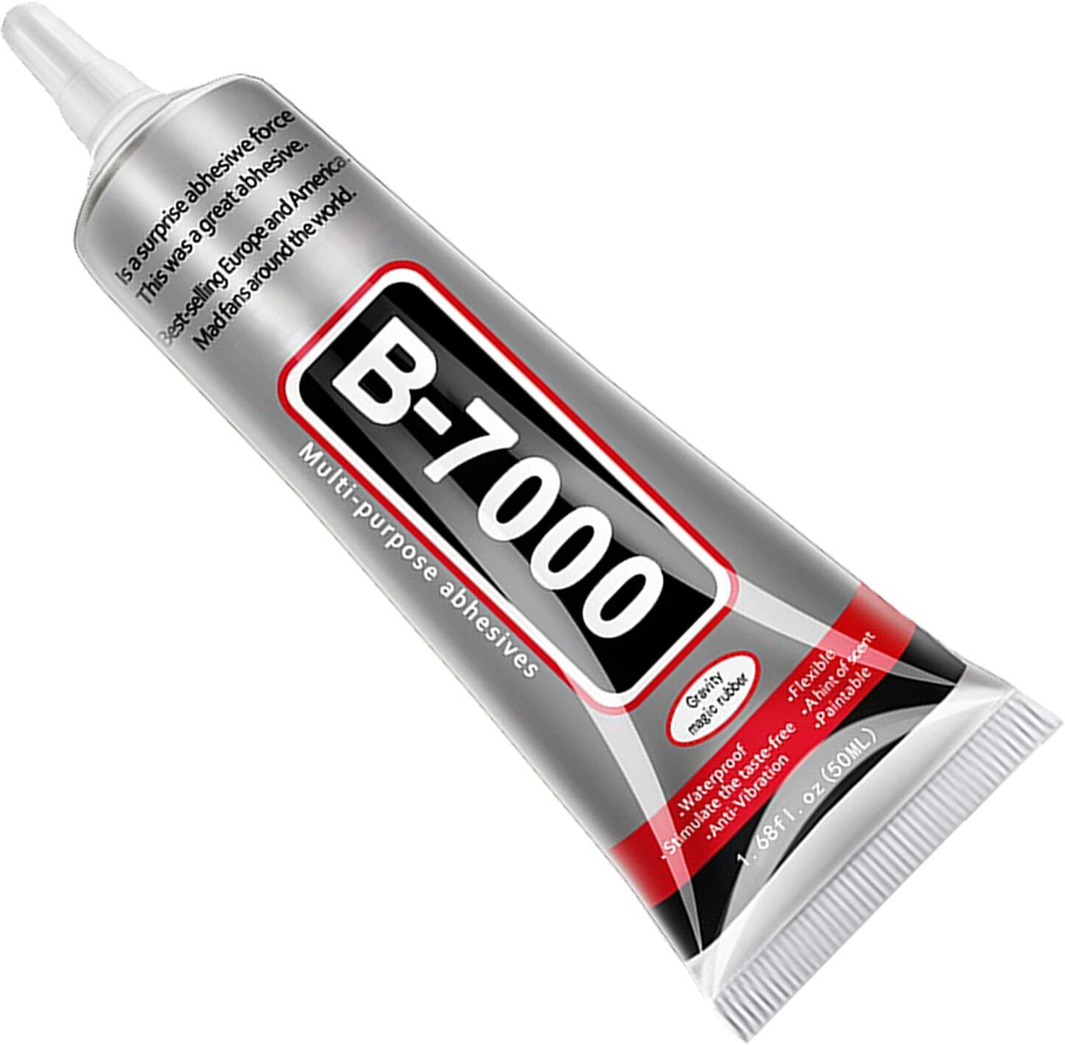 Image of Fibly B7000 Multi-Purpose Adhesive Glue (50ml) for DIY, Jewelry & Phone Repair Glue
